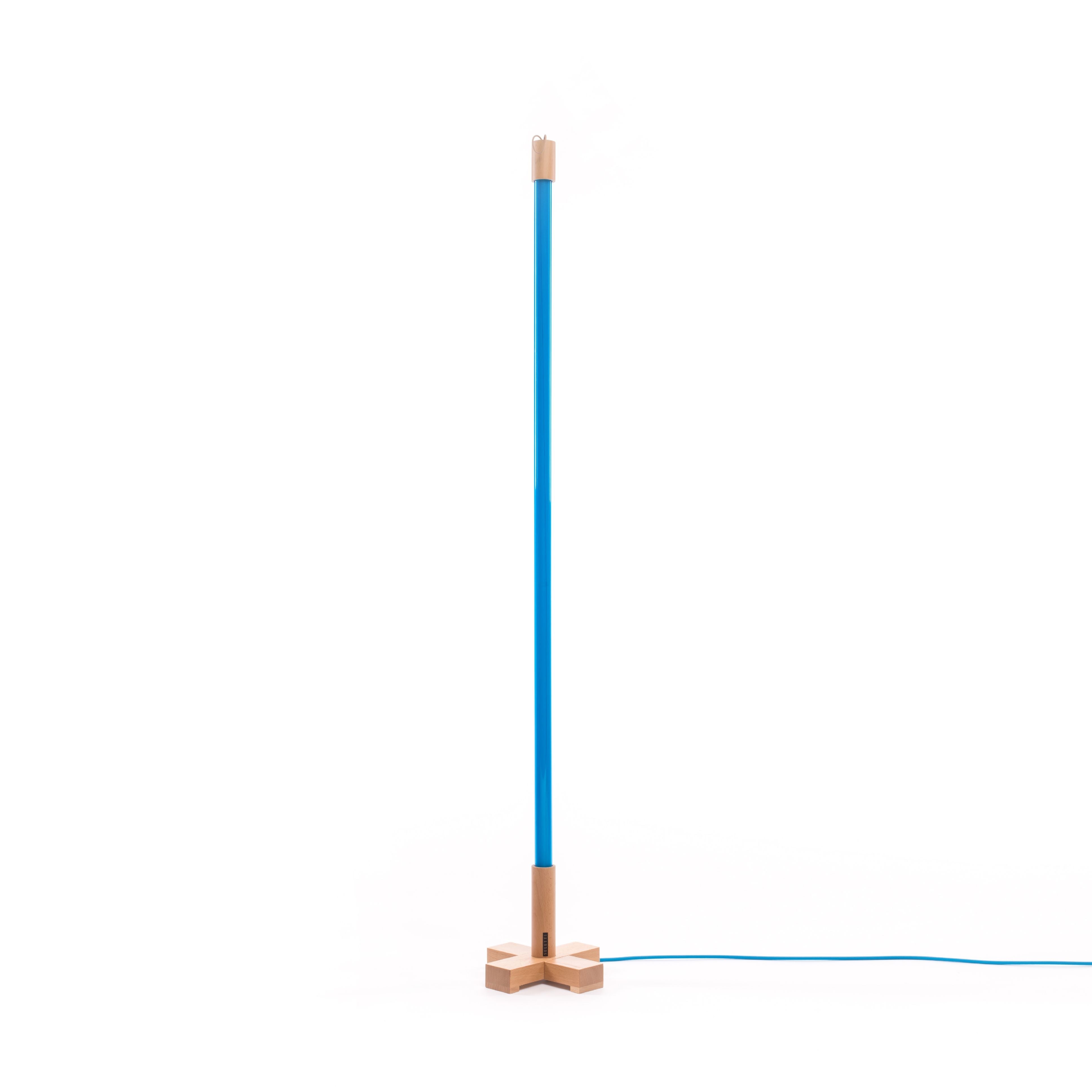 Seletti Linea LED -lamp, blauw