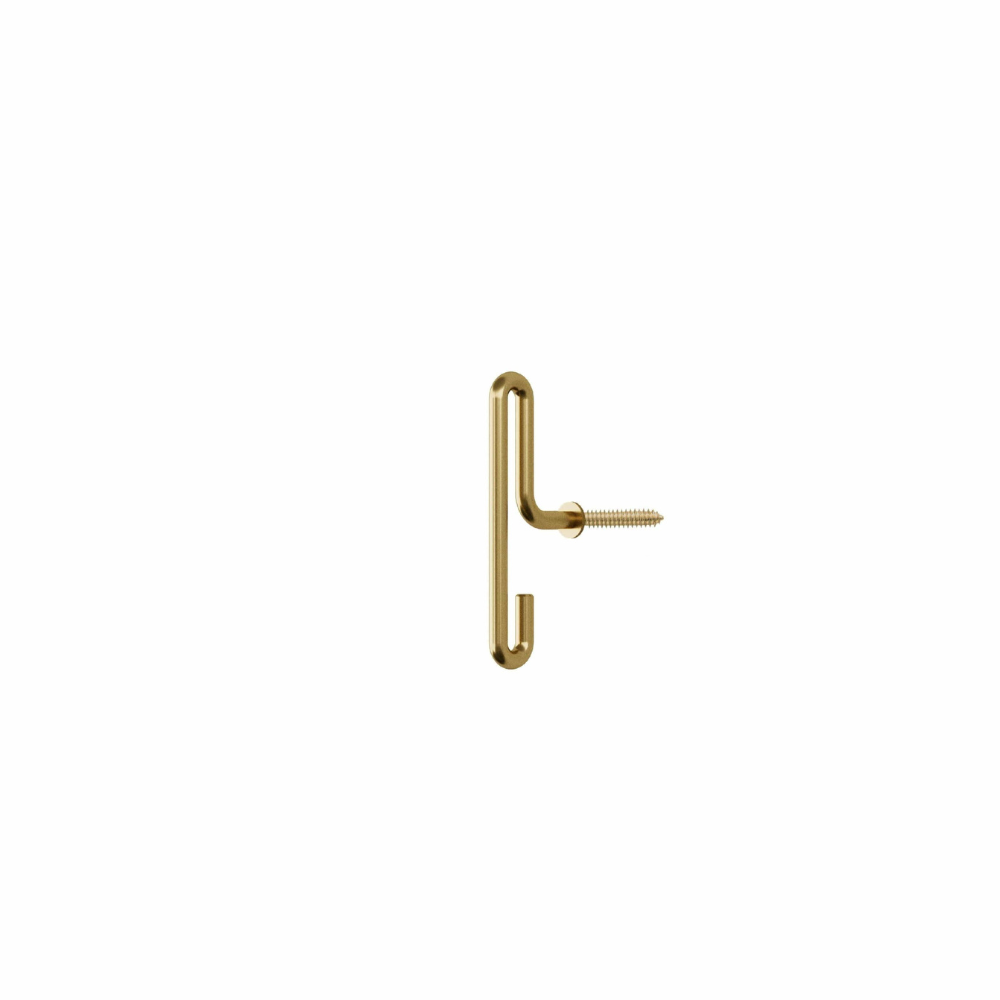 Moebe Wall Hook 2 Pcs. Small, Gold