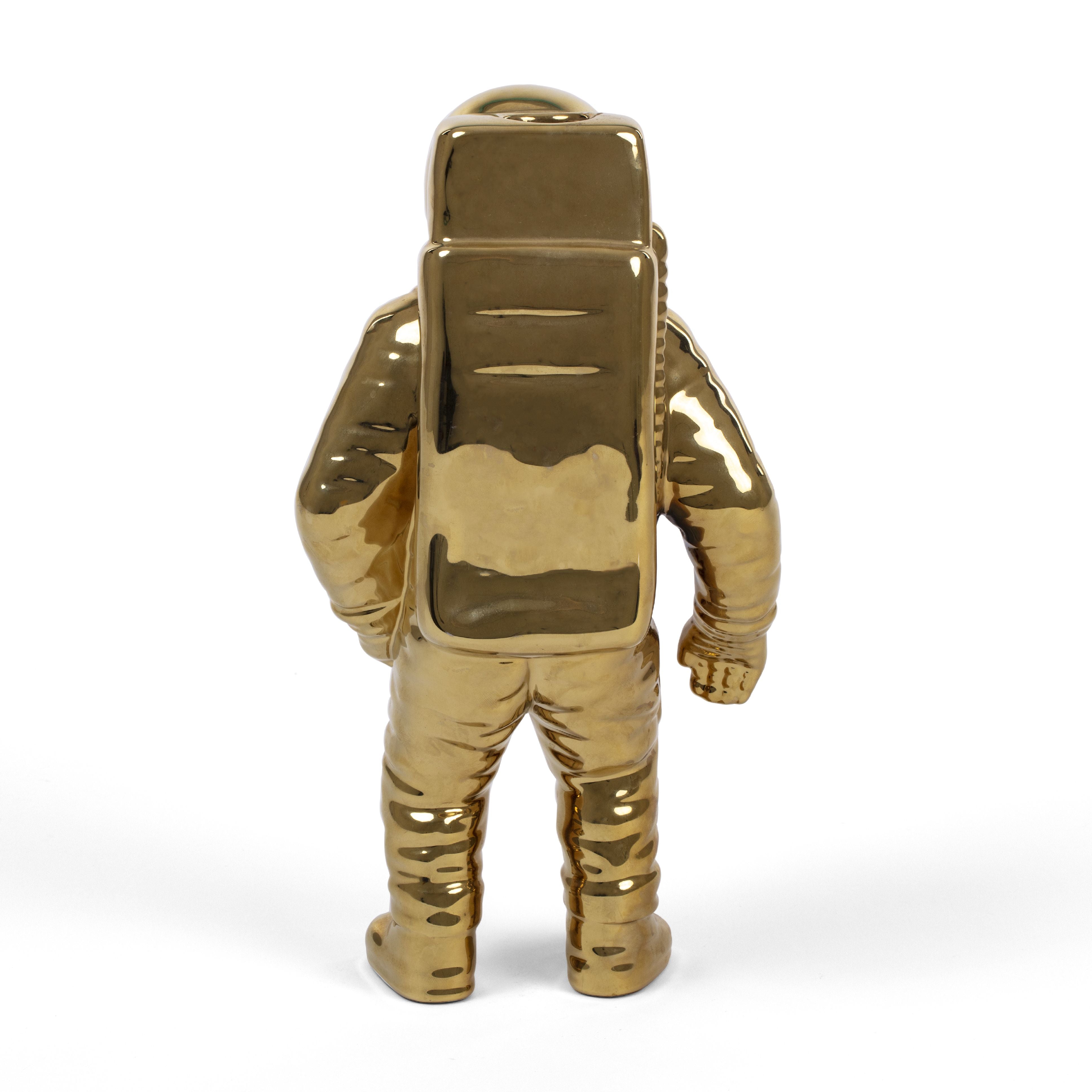 Seletti Cosmic Diner vaas, gouden starman