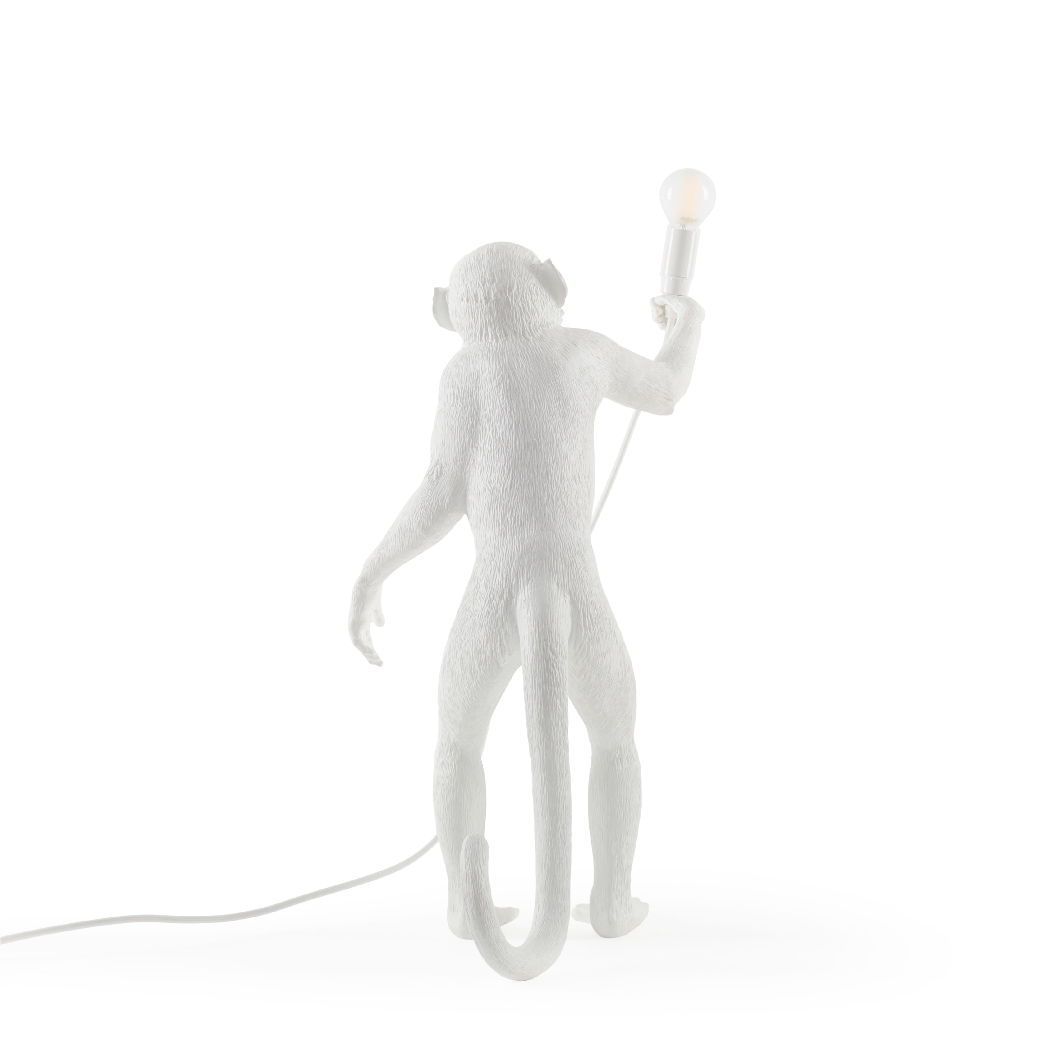 Seletti Monkey Outdoor Lamp wit, staand