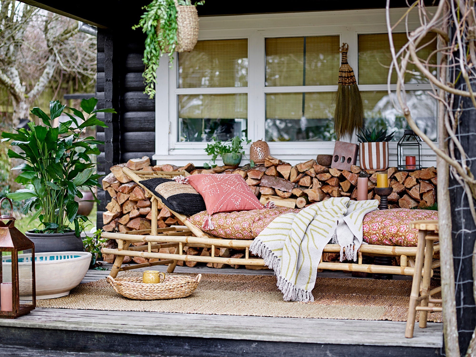 Bloomingville Sole Daybed, Nature, Bamboo