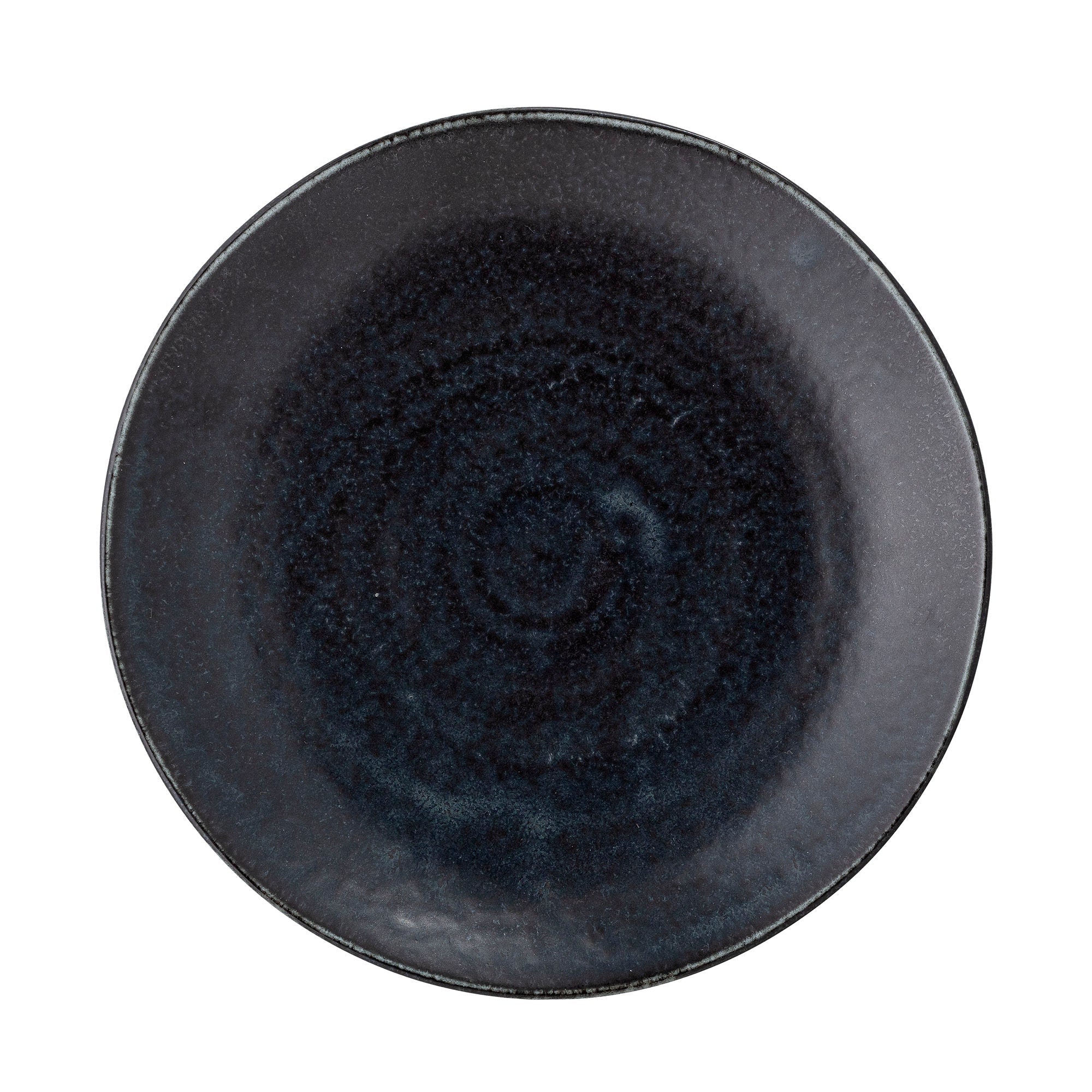 Bloomingville Yoko Plate, Black, Porcelain