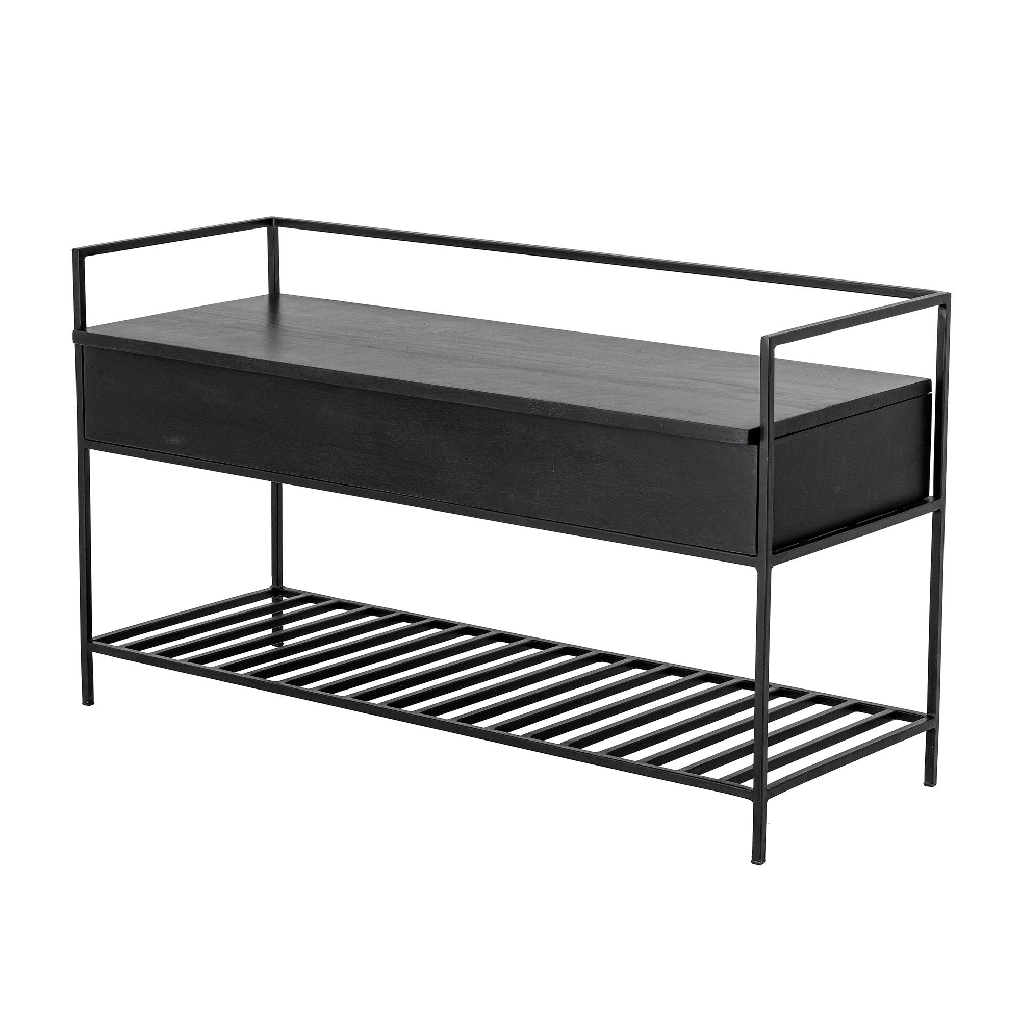 Bloomingville Abelone Bench, Black, Mango