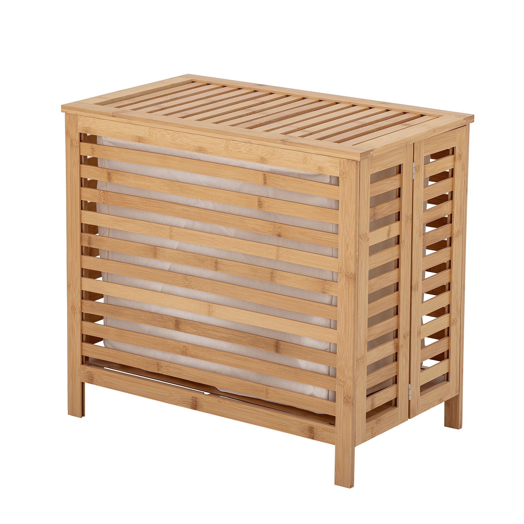 Bloomingville Aden Laundry Basket, Nature, Bamboo