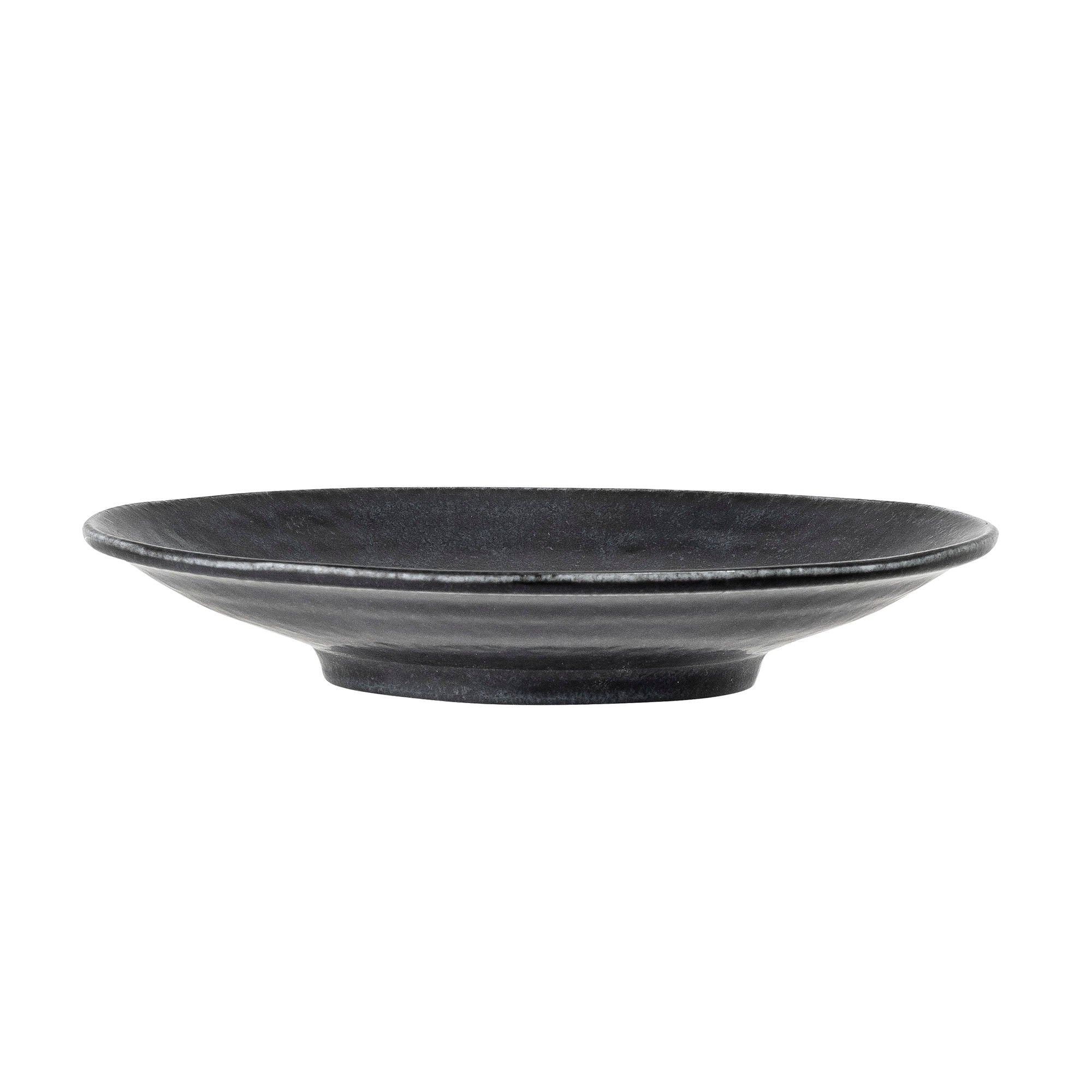 Bloomingville Yoko Plate, Black, Porcelain