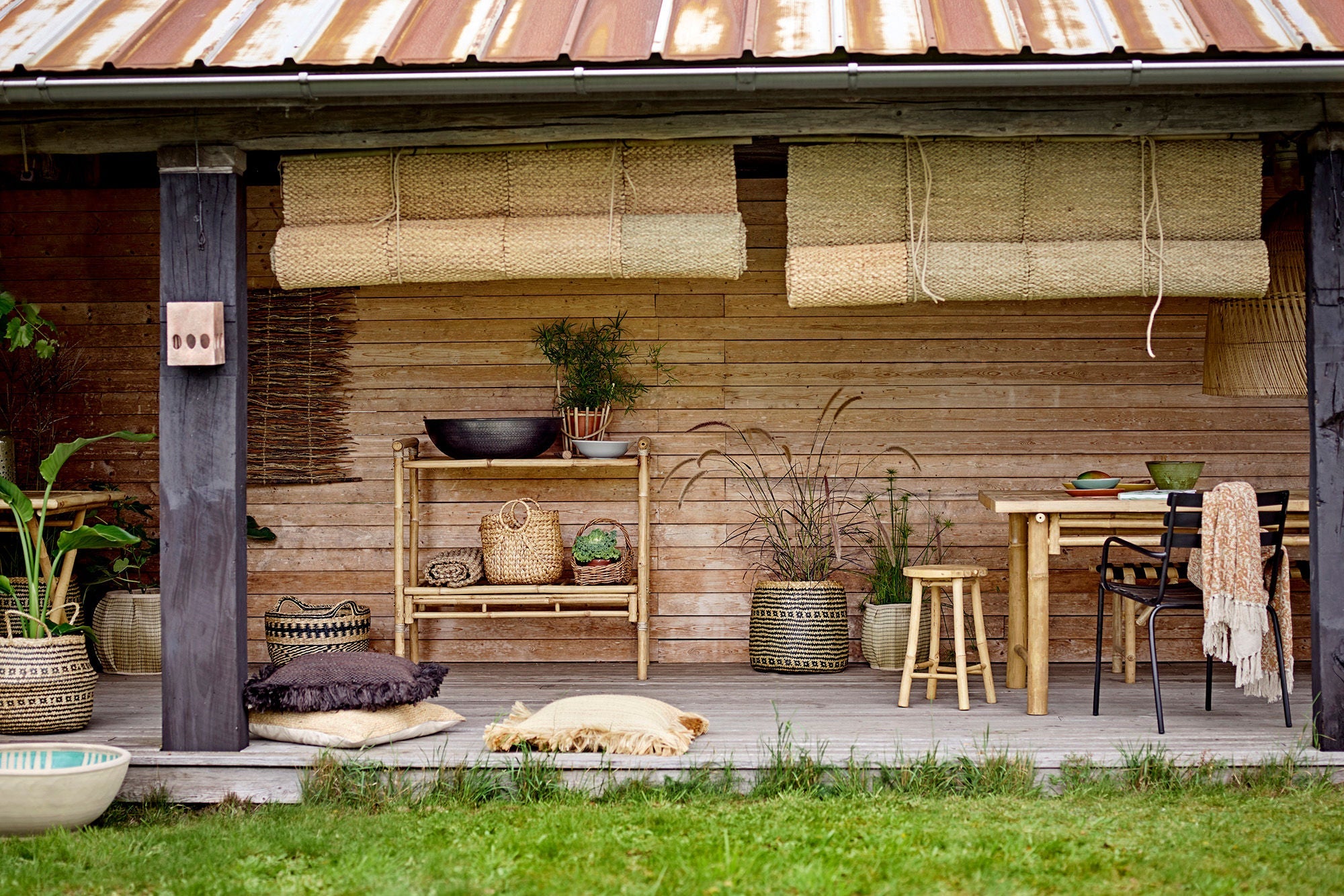 Bloomingville Sole Dining Table, Nature, Bamboo