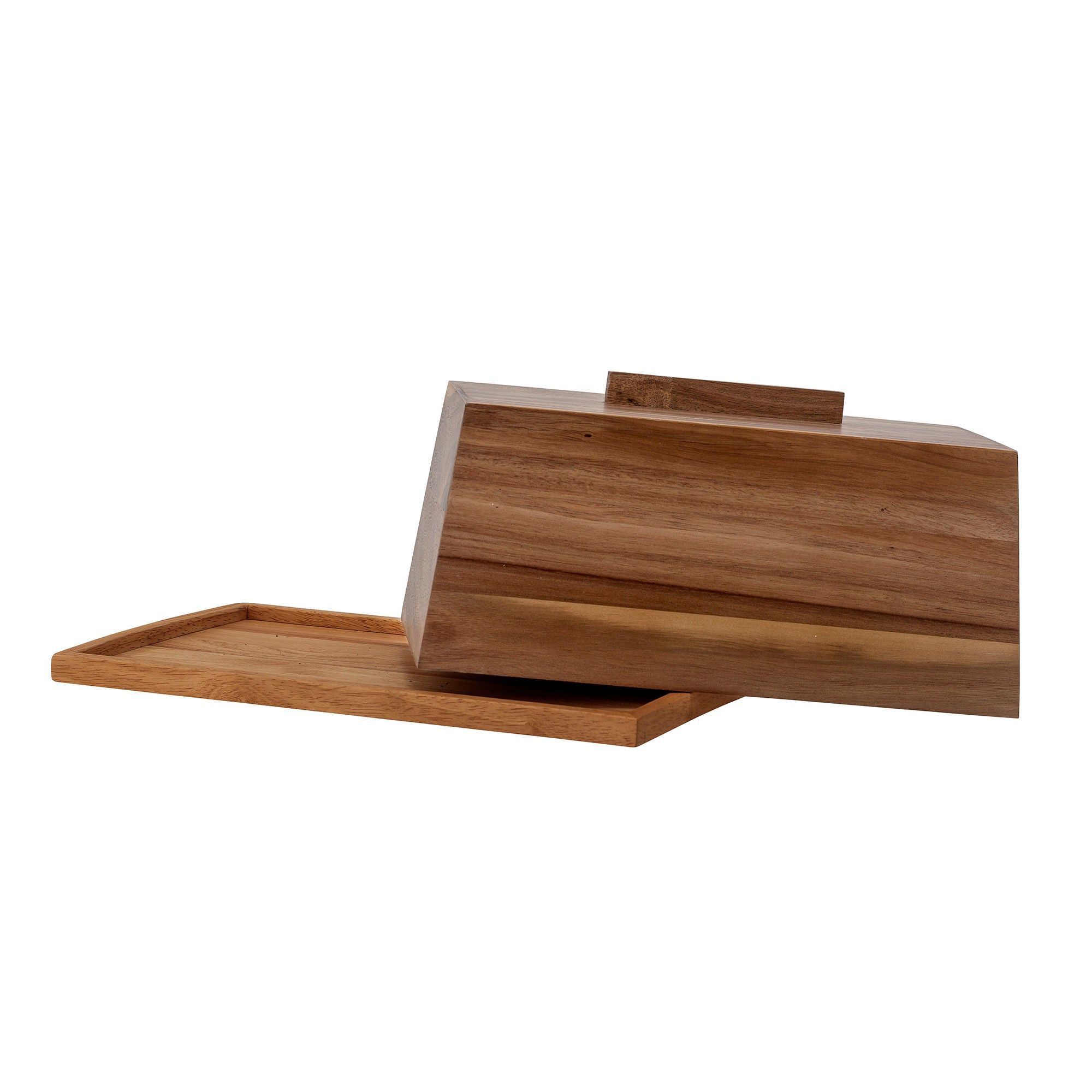 Bloomingville Basil Bread Box, Brown, Acacia