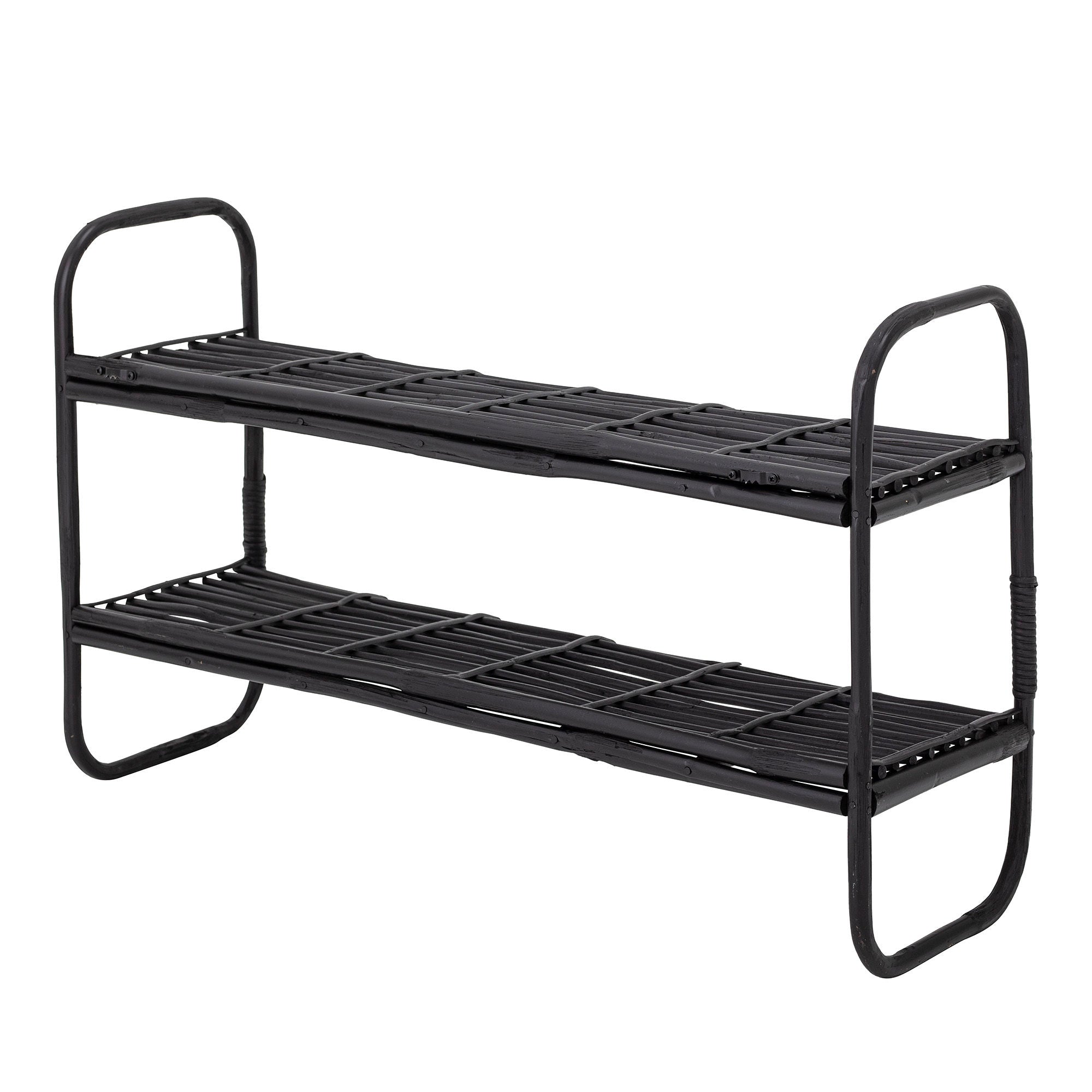 Bloomingville Zigge Shelf, Black, Cane