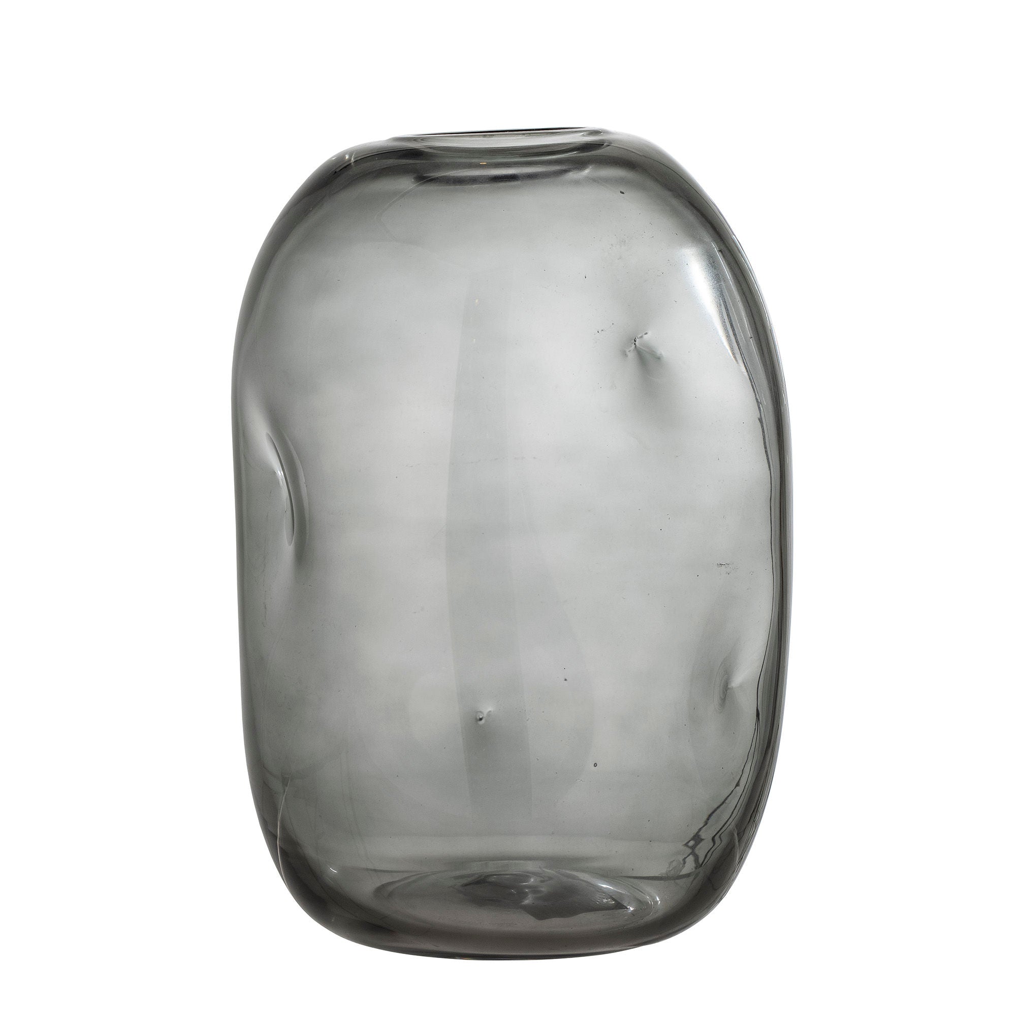 Bloomingville Vinda Vase, Grey, Glass