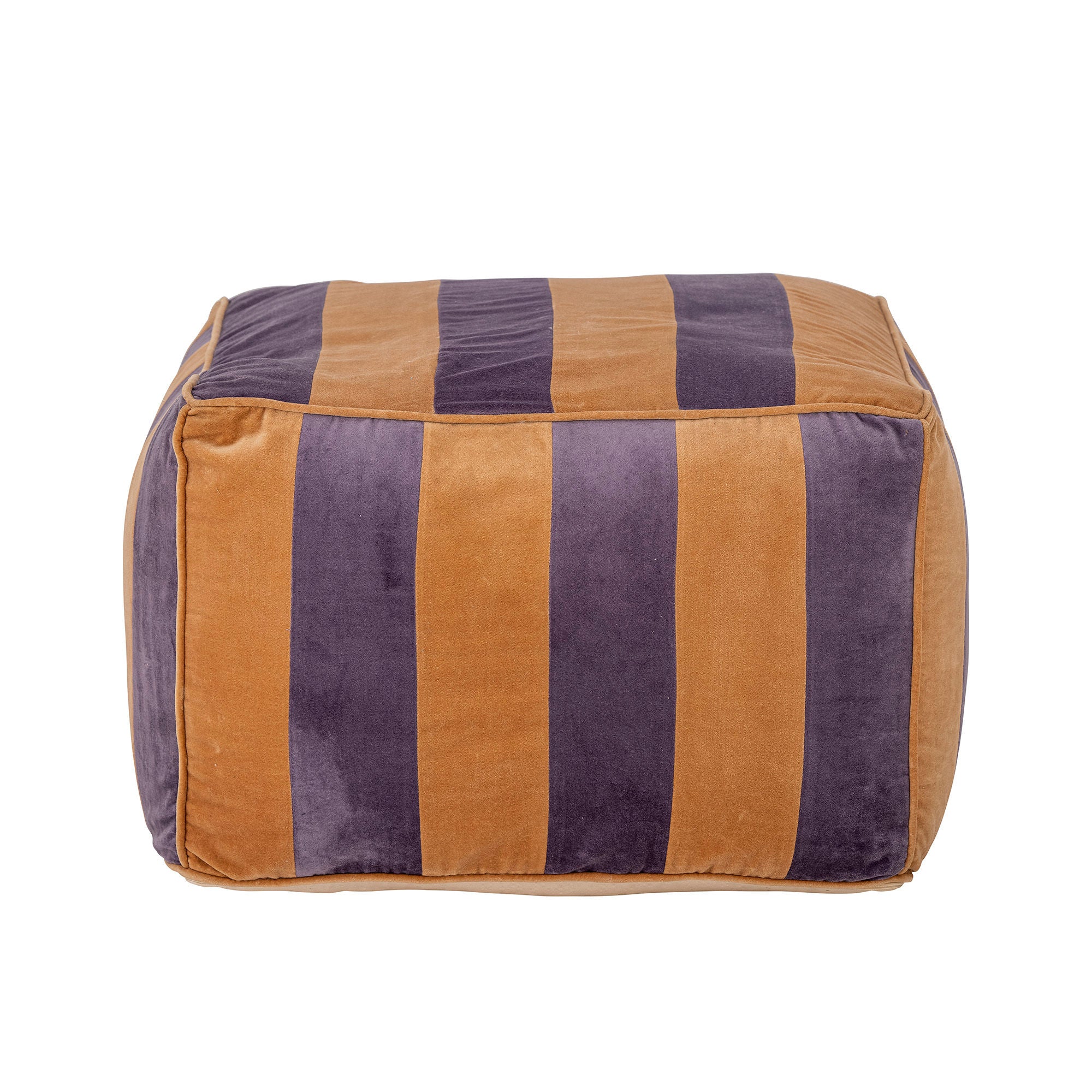 Bloomingville Walder Pouf, Purple, Cotton