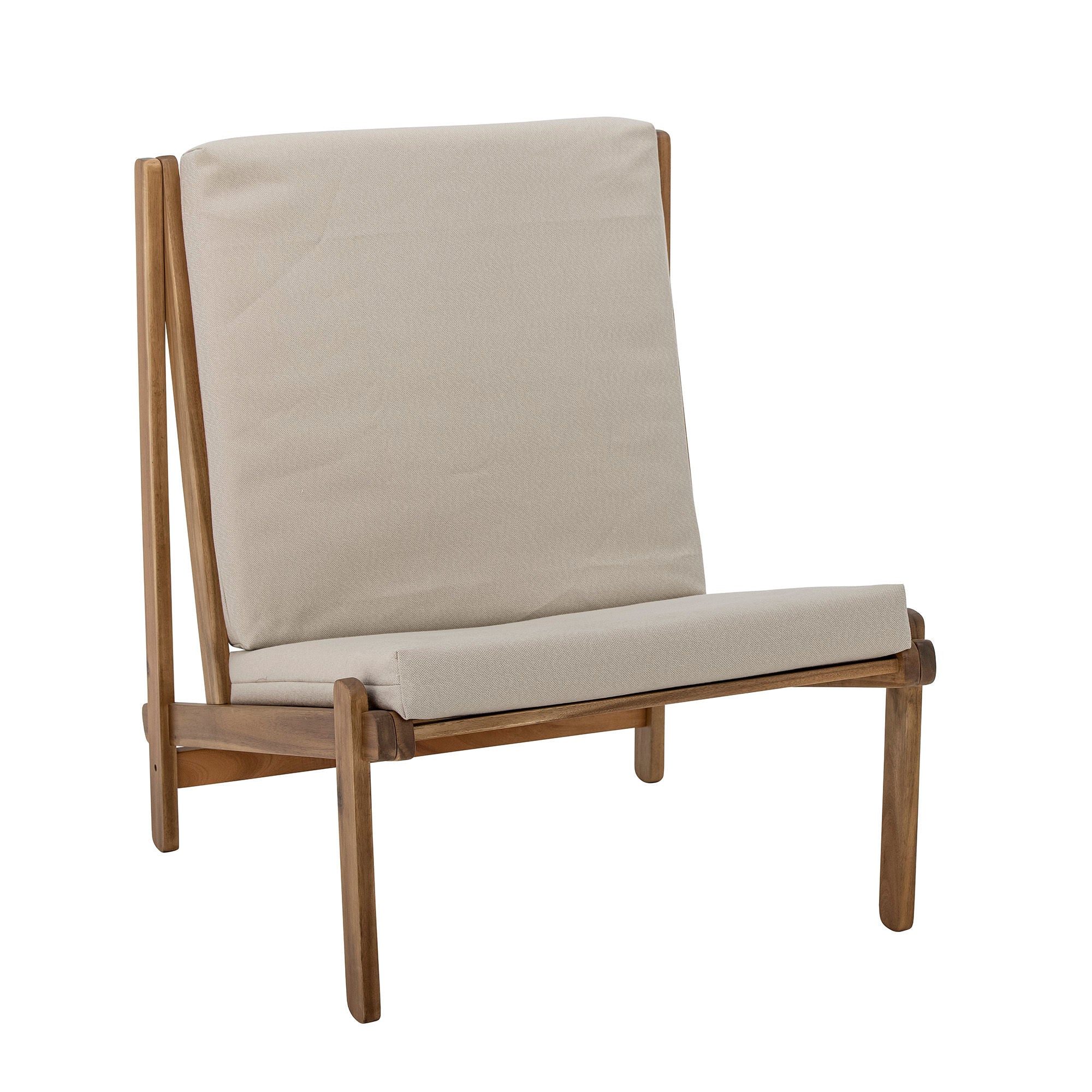 Bloomingville Gani Lounge Chair, Nature, Acacia