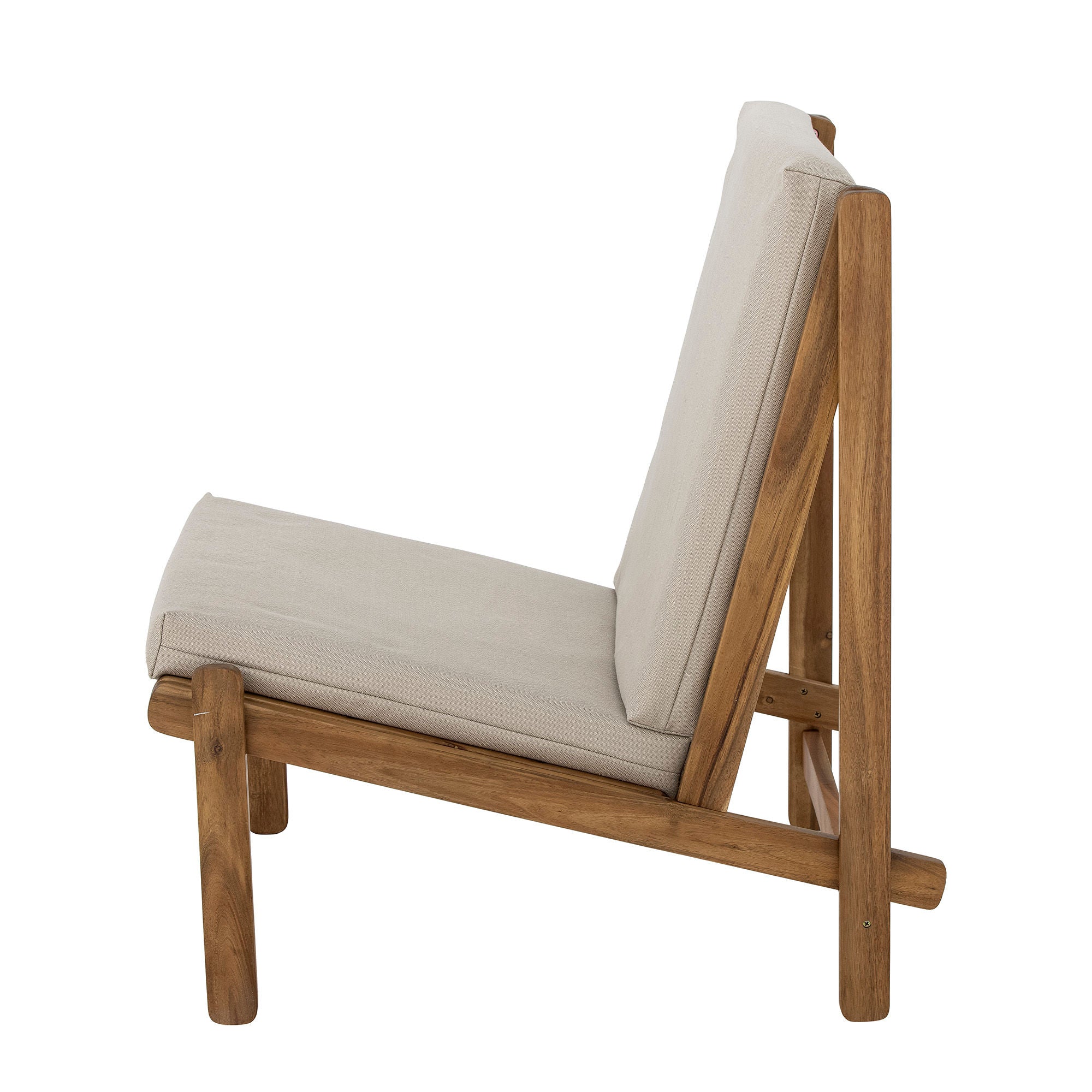 Bloomingville Gani Lounge Chair, Nature, Acacia