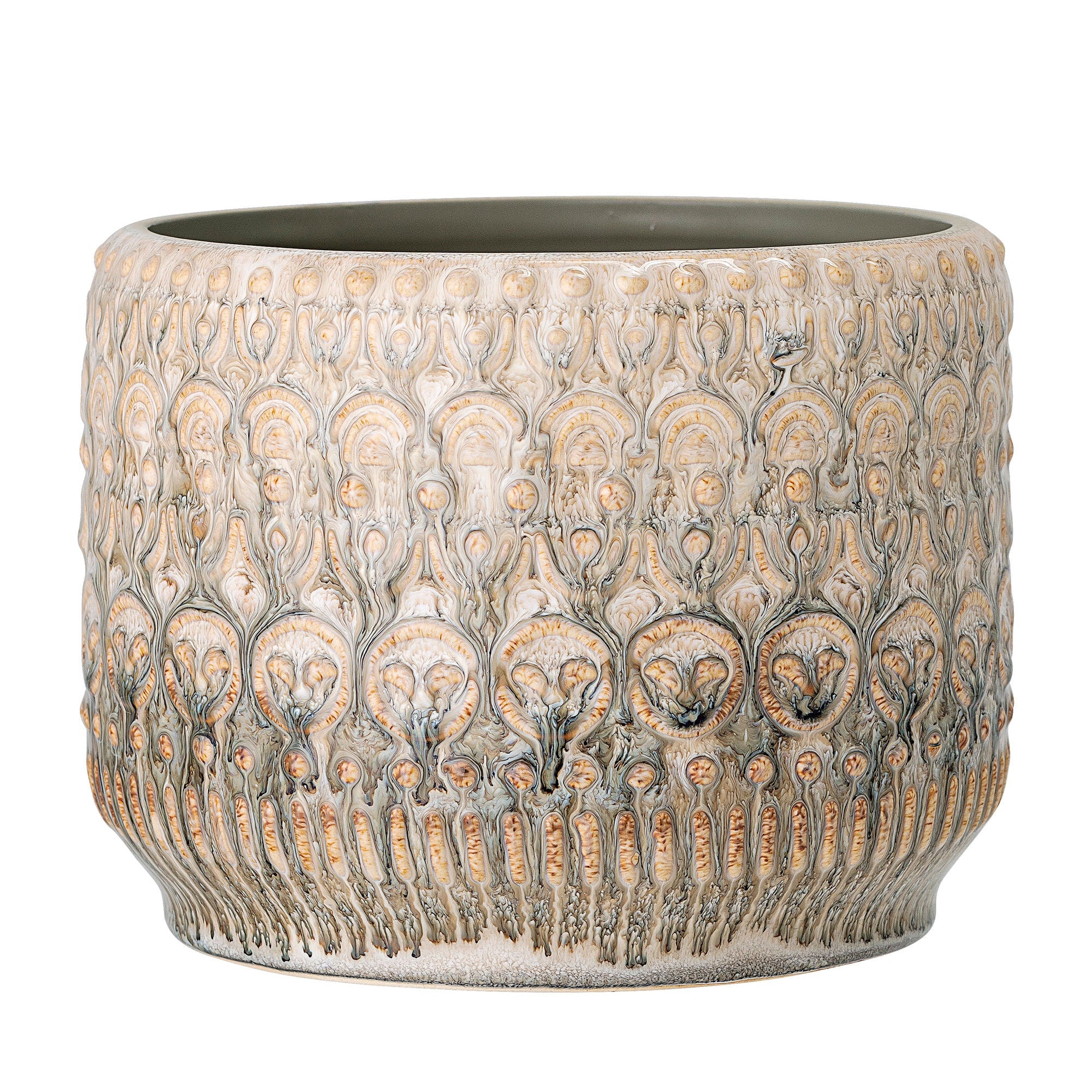 Bloomingville Jobran Flowerpot, Green, Stoneware