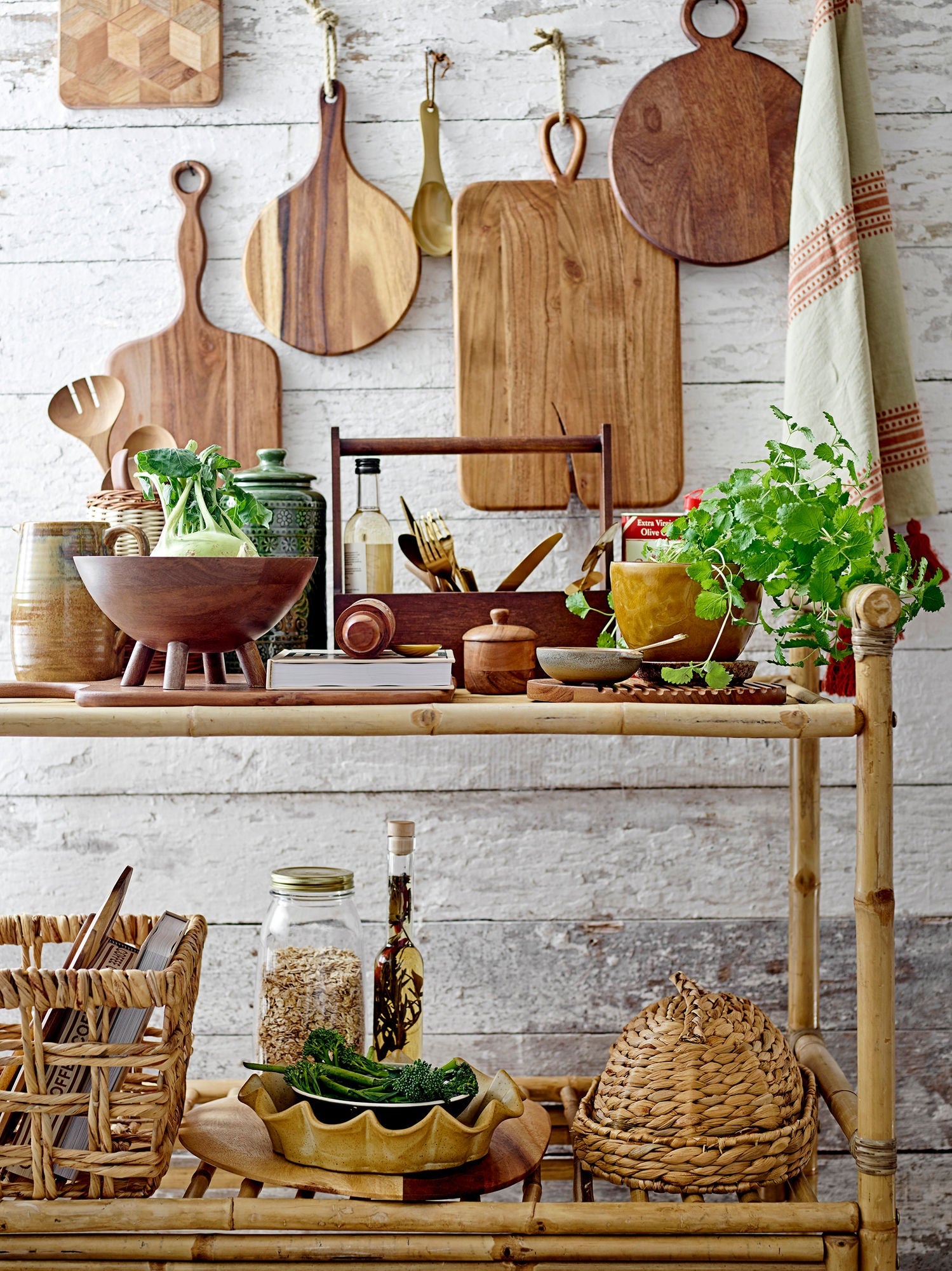 Bloomingville Synne Bread Basket, Nature, Water Hyacinth