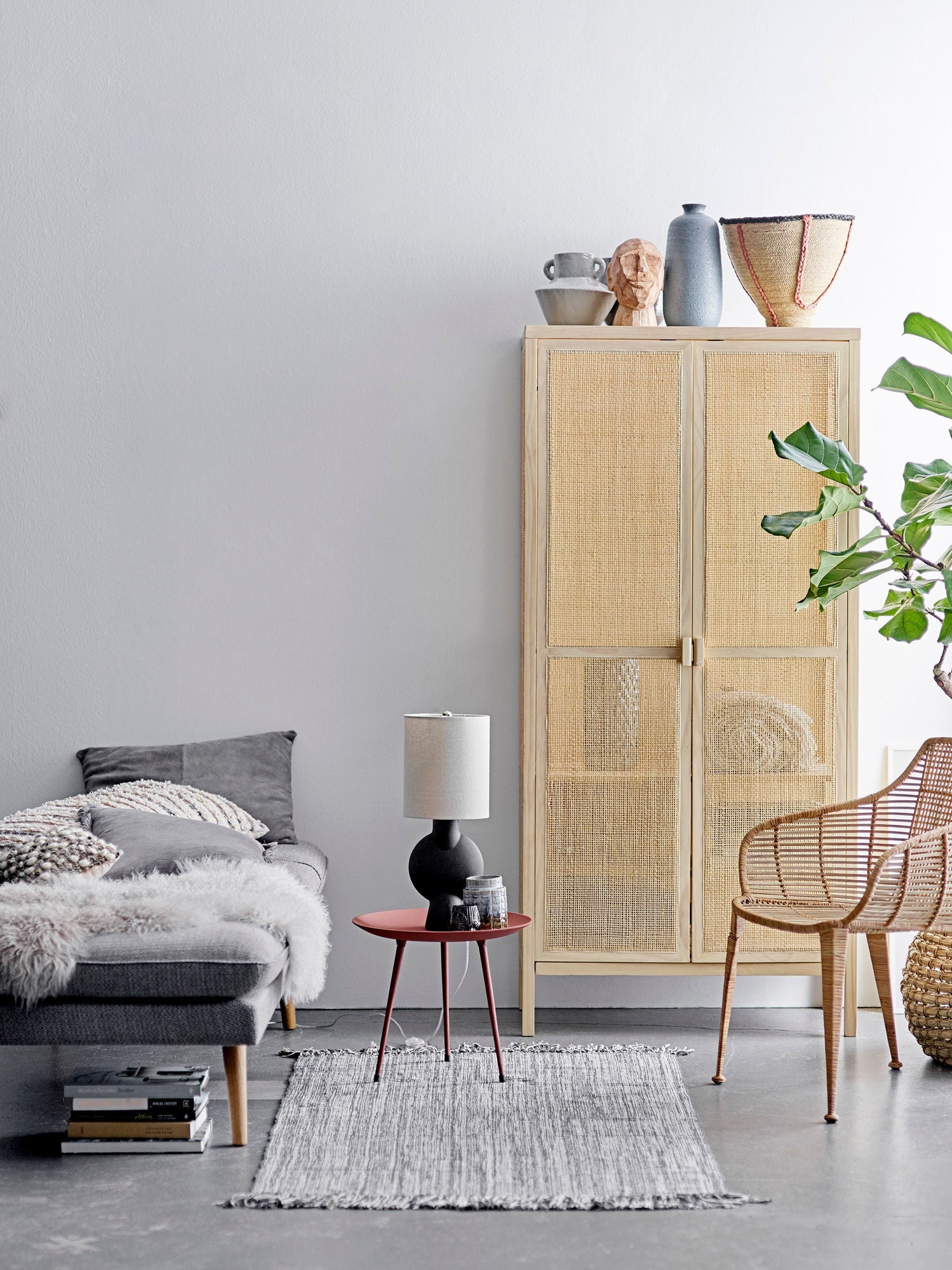 Bloomingville Mariana Cabinet, Nature, Gmelina wood