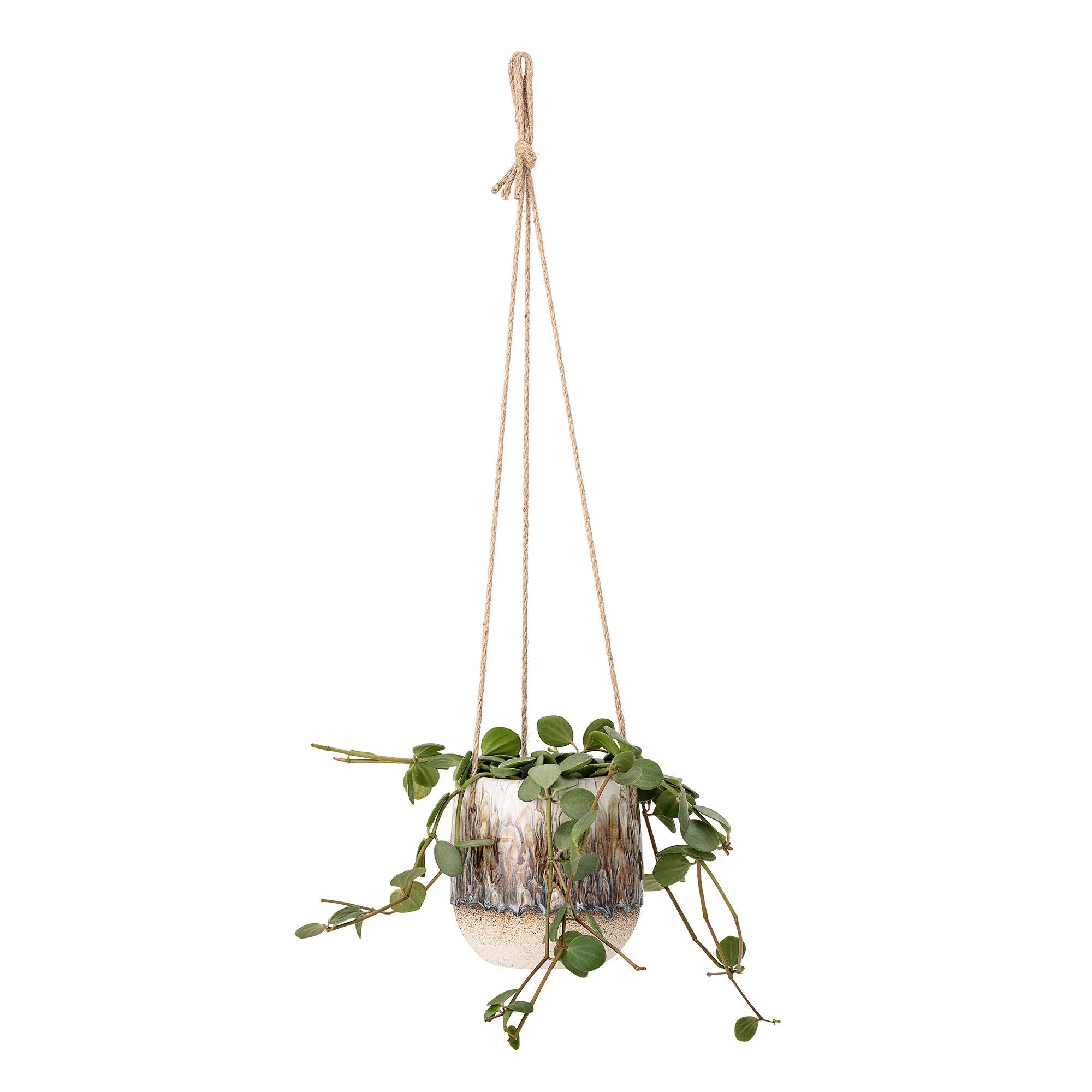 Bloomingville Rezan Flowerpot, Hanging, Nature, Stoneware