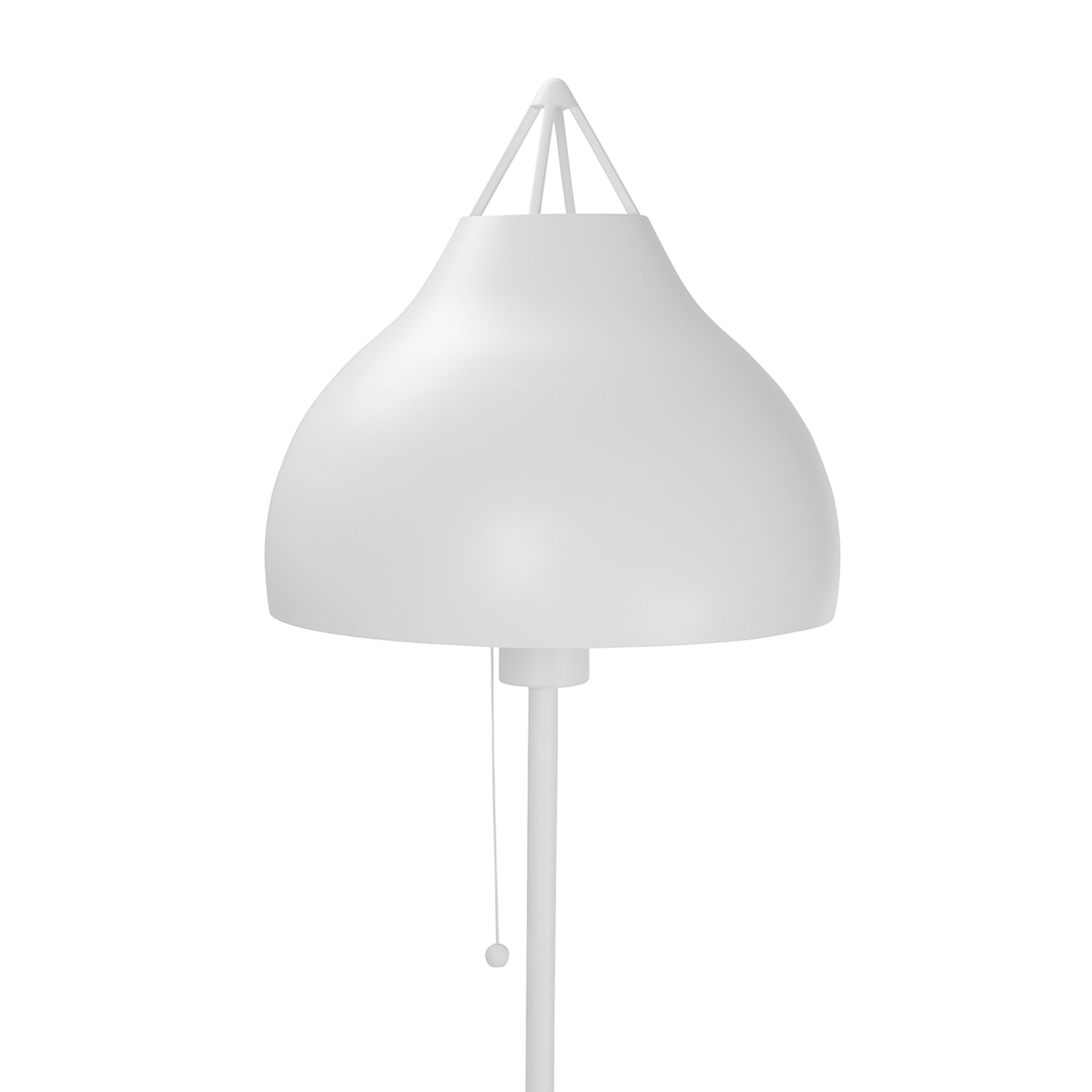 Dyberg Larsen Pyra vloerlamp mat wit, 29 cm