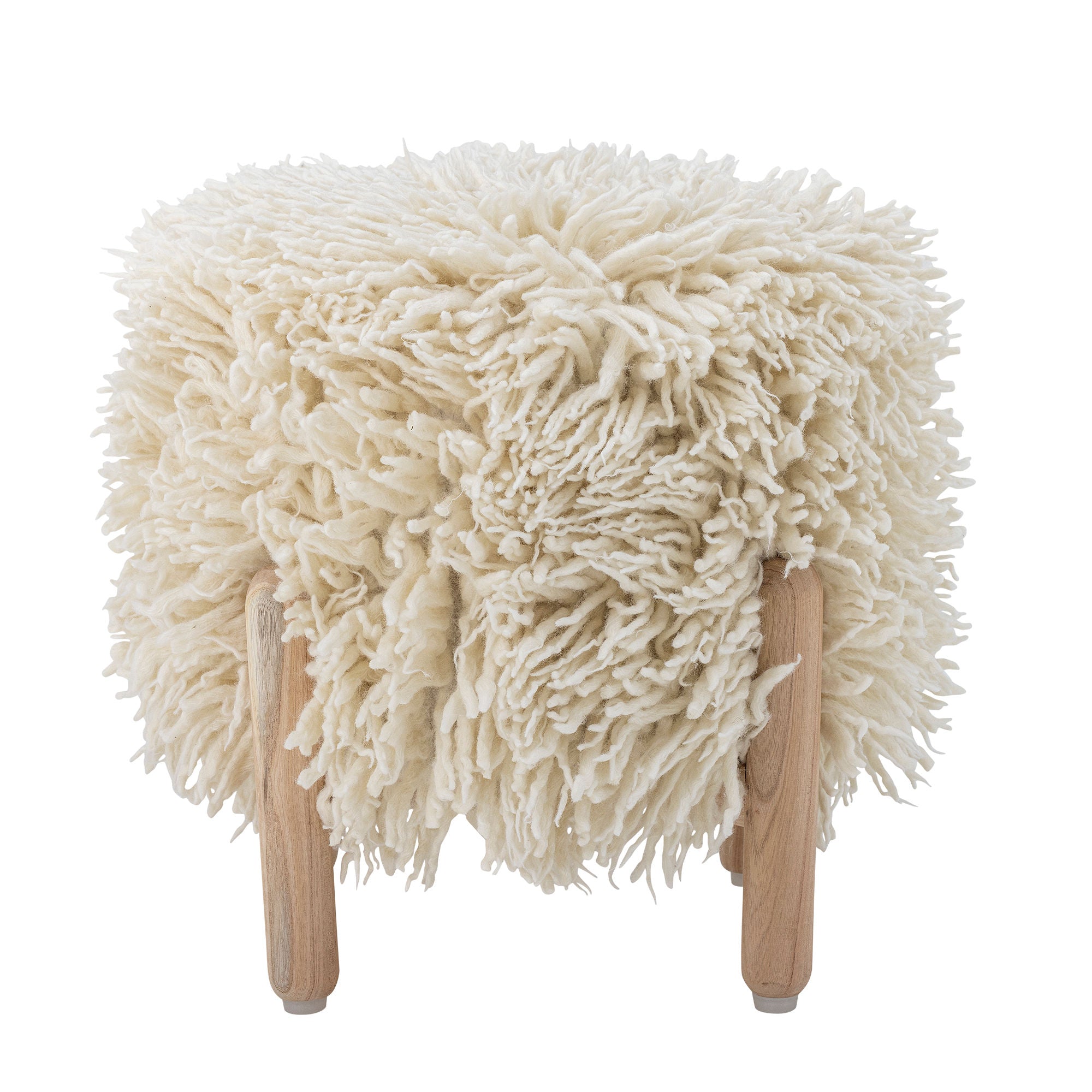 Bloomingville Lomba Stool, Nature, Wool