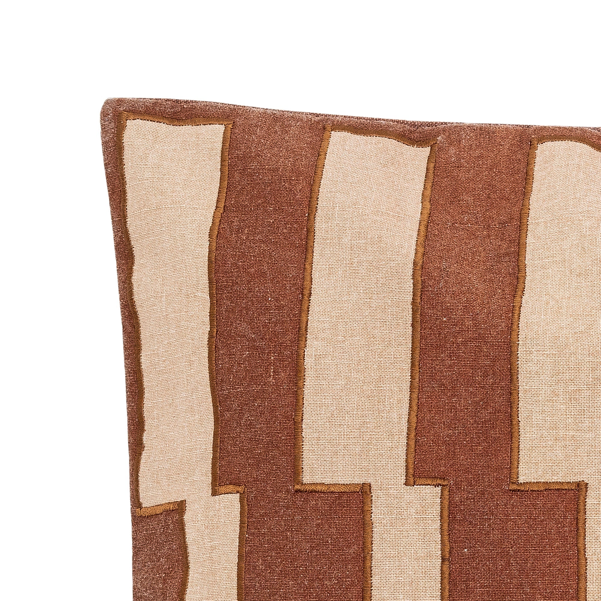 Bloomingville Cowes Cushion, Brown, Cotton OEKO-TEX®