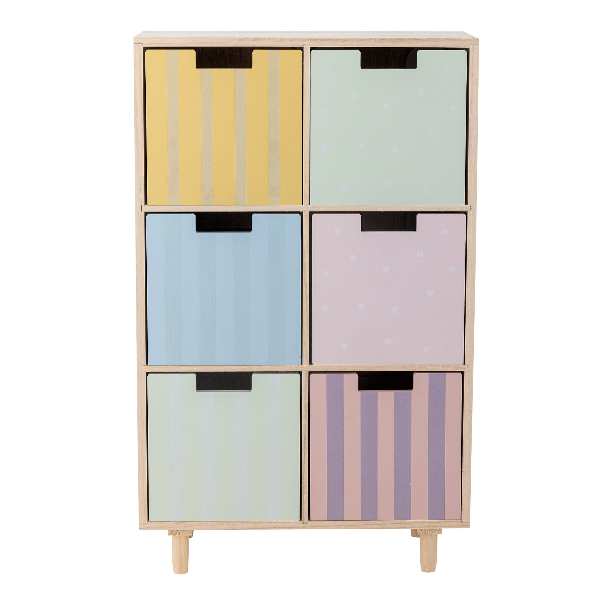 Bloomingville MINI Calle Bookcase w/Drawers, Nature, Paulownia