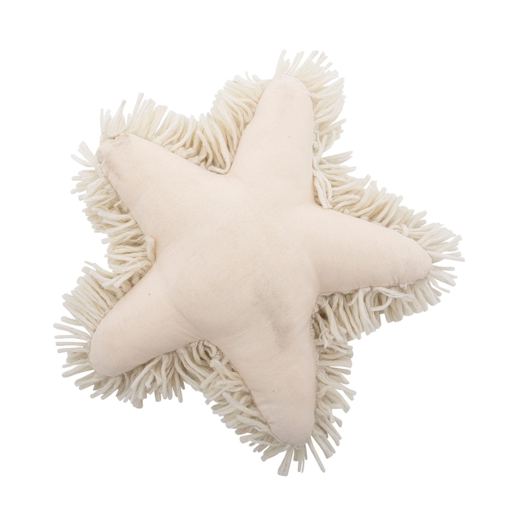 Bloomingville Star Cushion, Nature, Wool