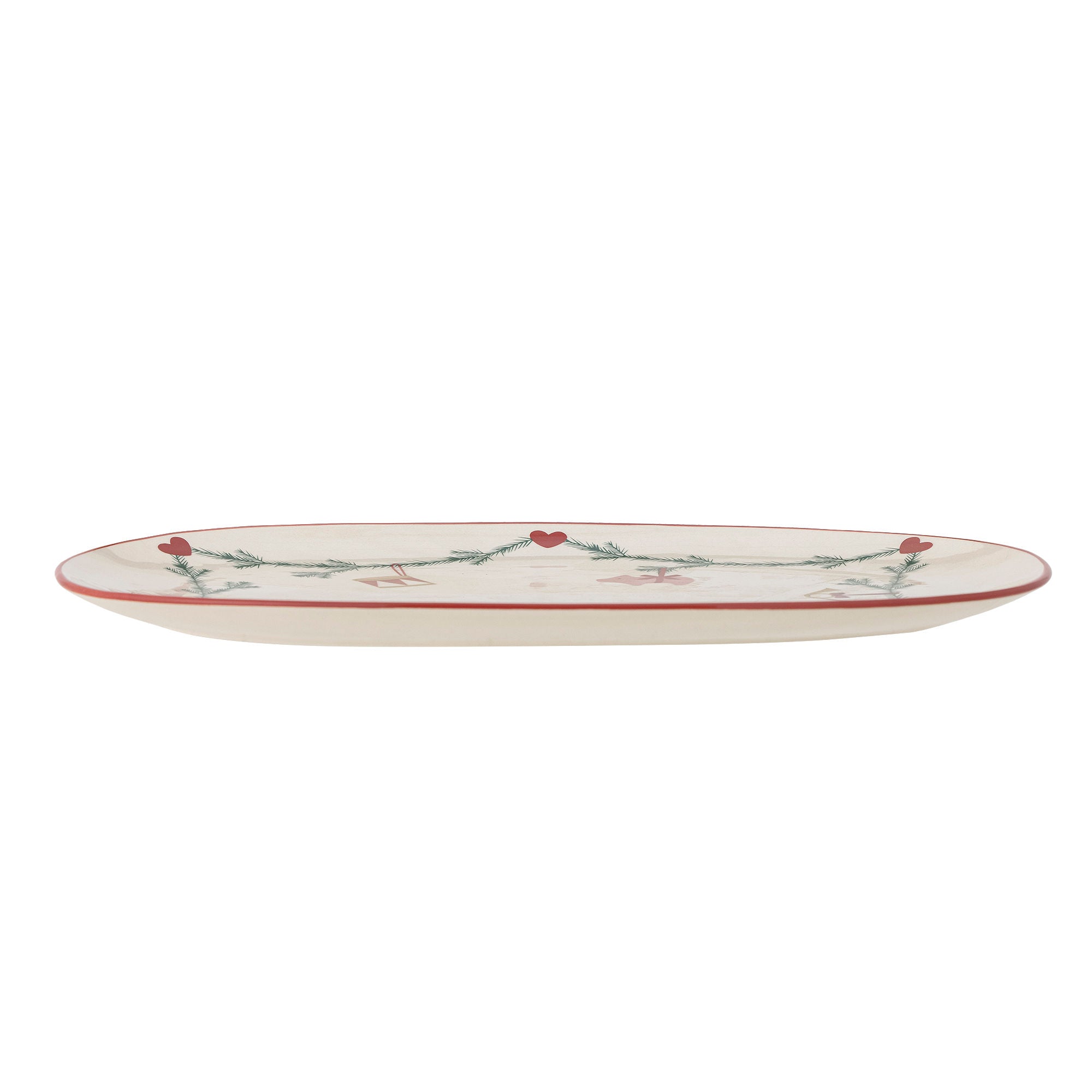 Bloomingville Yule Serving Plate, Nature, Stoneware