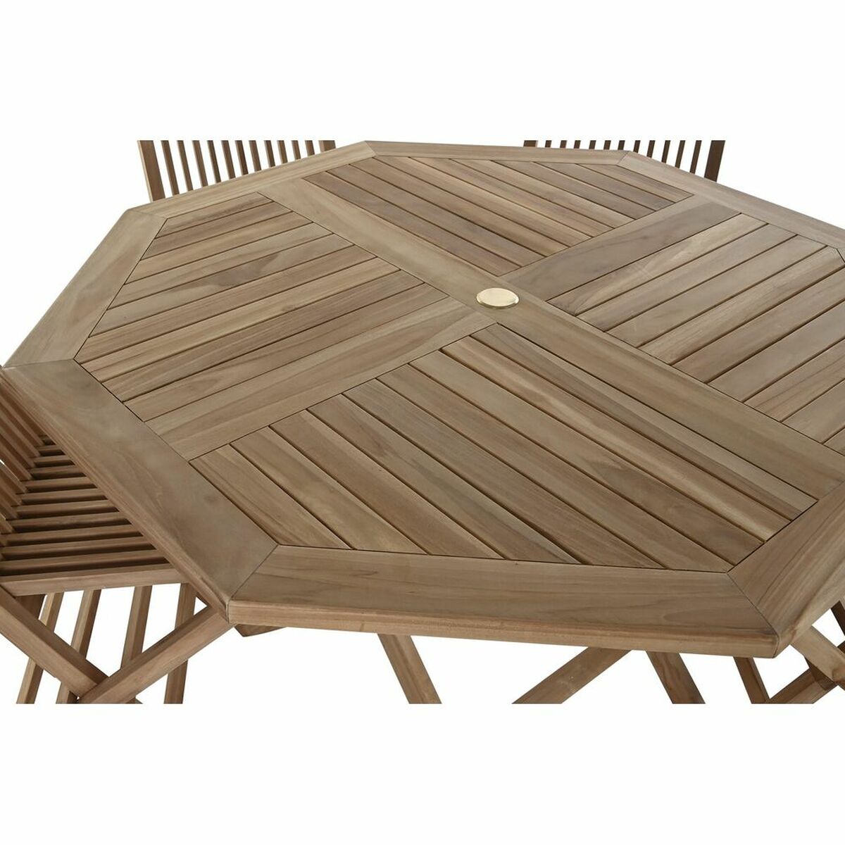 Table set with chairs DKD Home Decor 90 cm 120 x 120 x 75 cm