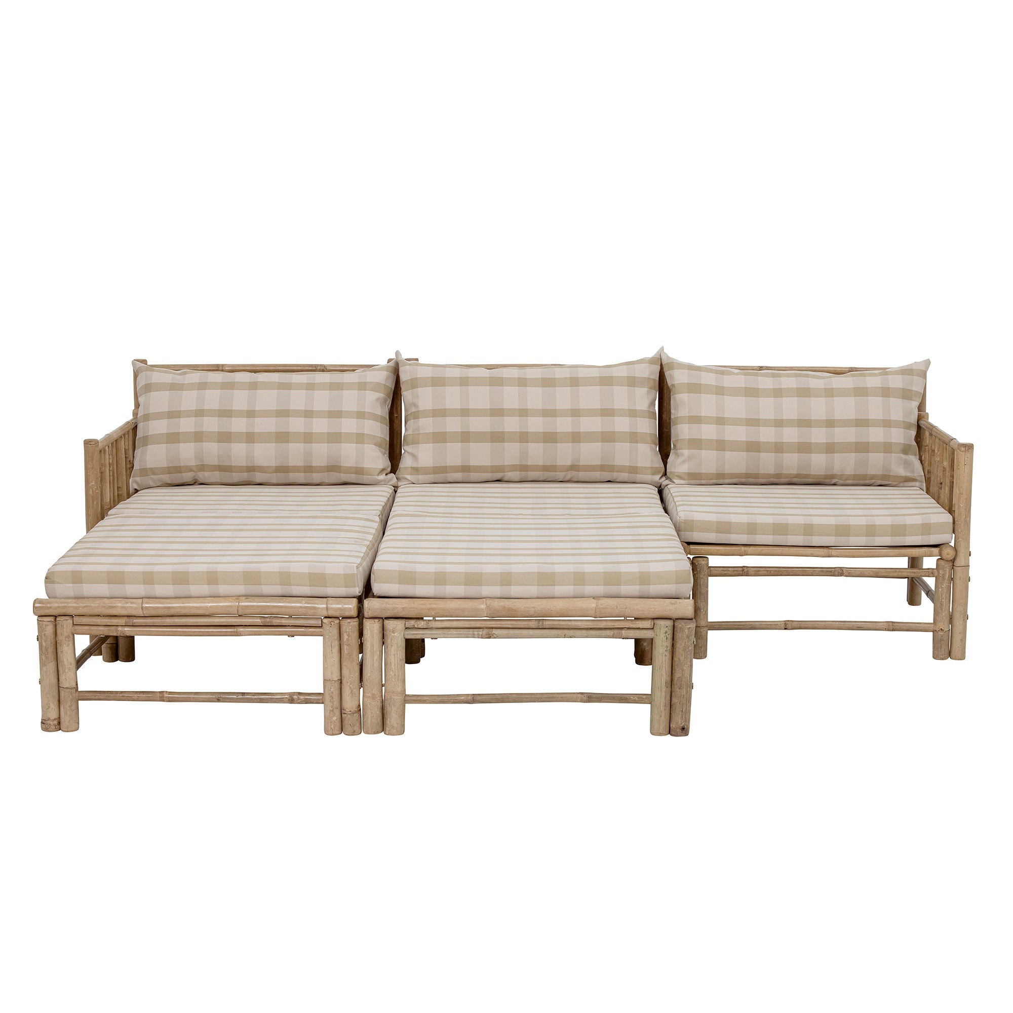 Bloomingville Korfu Module Sofa Right Corner, Nature, Bamboo