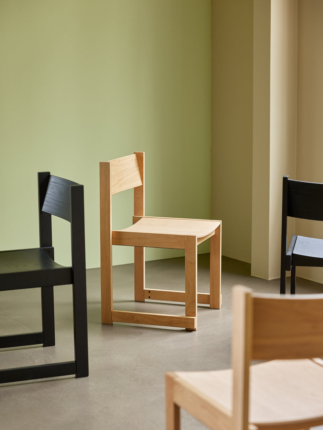 Hübsch Forma Dining Chair, Natural