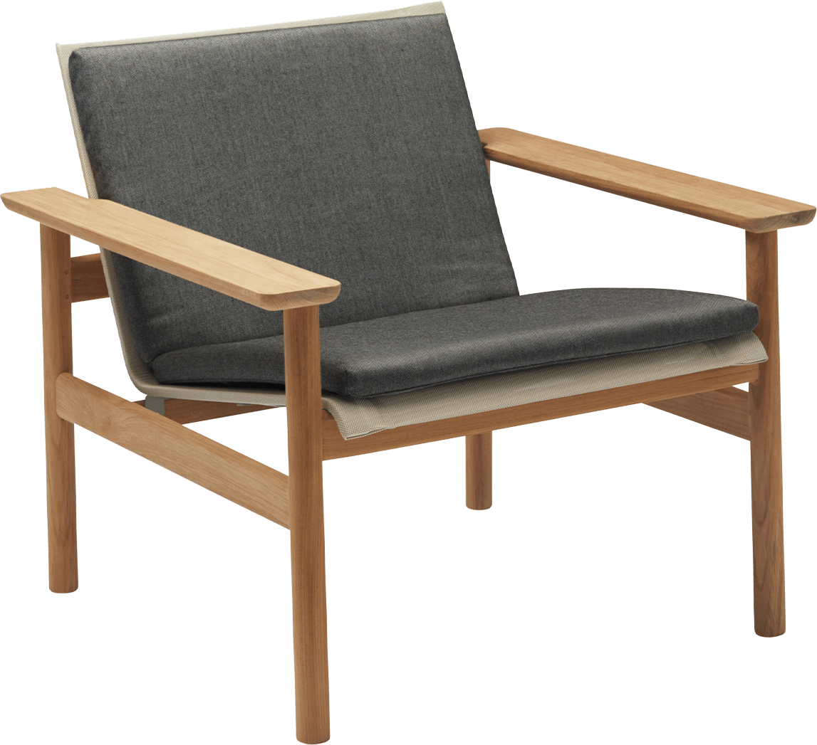 Fritz Hansen Pelagus Lounge Chair Cushion, Charcoal