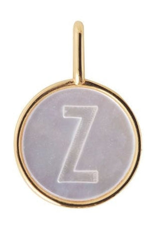 Design Letters Pearl Letter Charm, Z