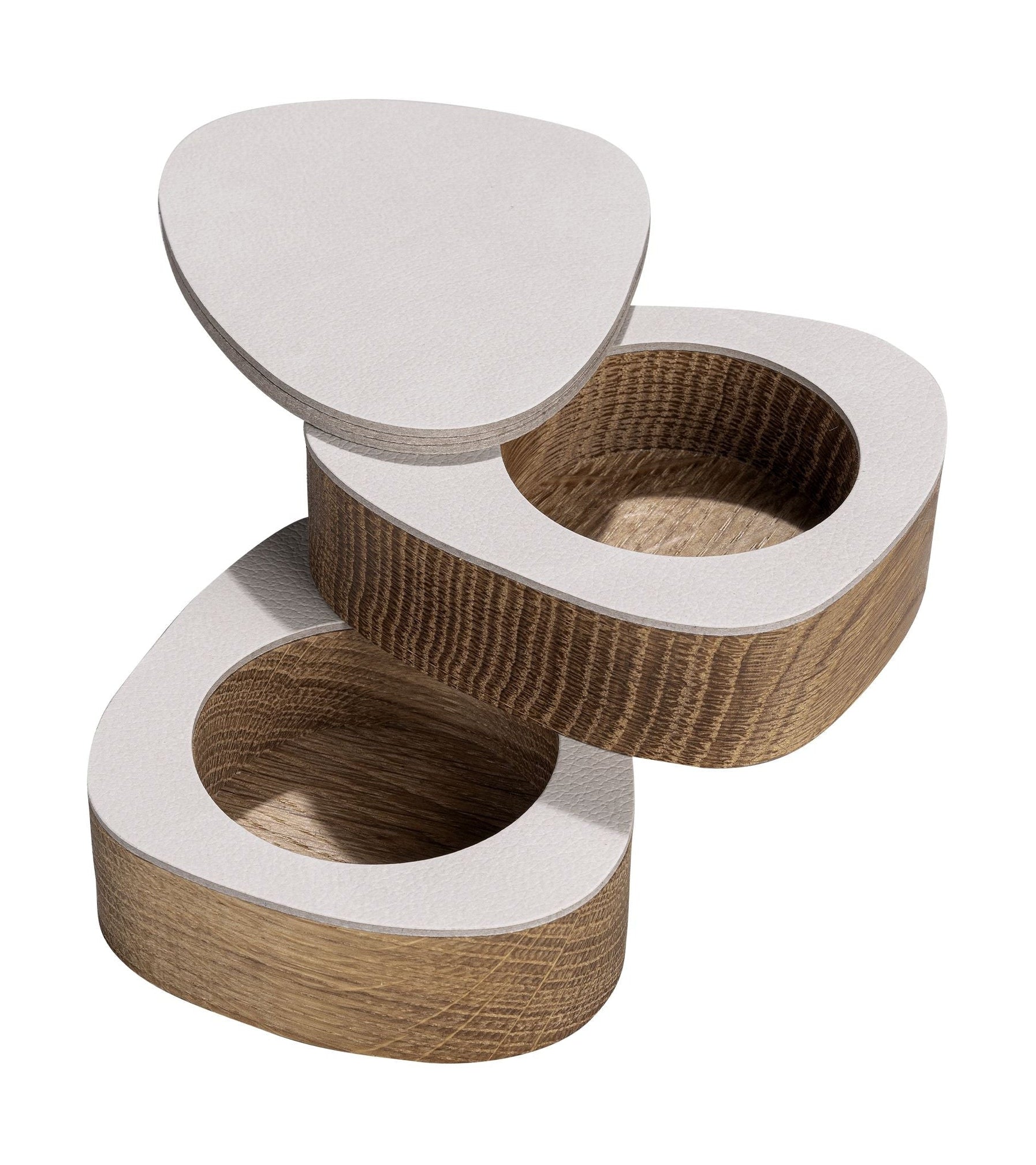 Lind Dna Curve Salt & Pepper 2 PCS, Oyster White