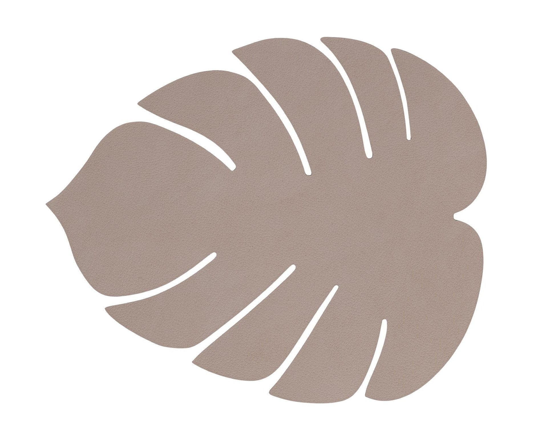 Lind Dna Tafelmat Monstera Leaf S, Clay Brown