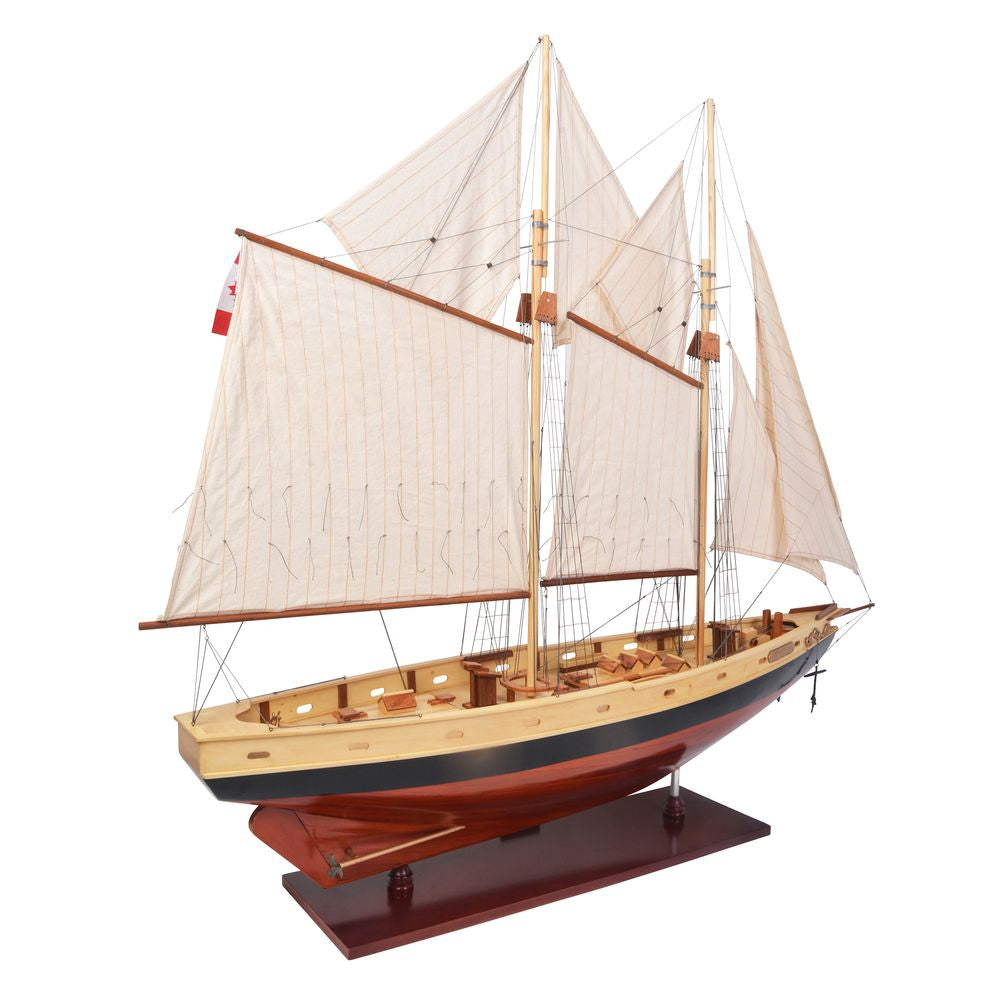 Authentic Models Bluenose II Painted Sailing Ship Model