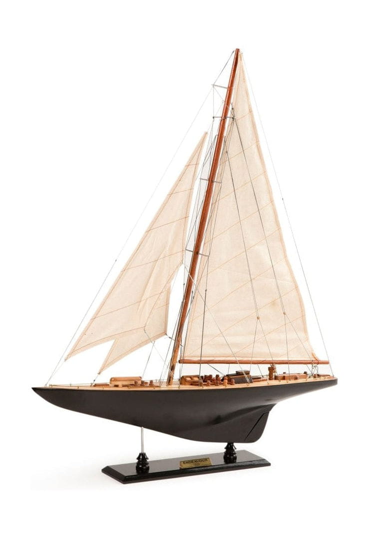 Authentic Models Endeavour L60 Sailing Ship Model, zwart/wit
