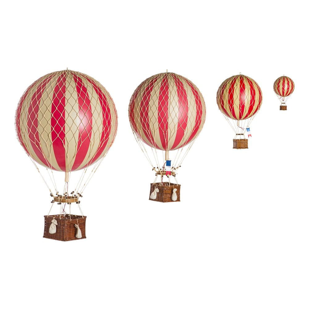 Authentic Models Jules Verne Ballon Modell, Echt Rot, ø 42 Cm
