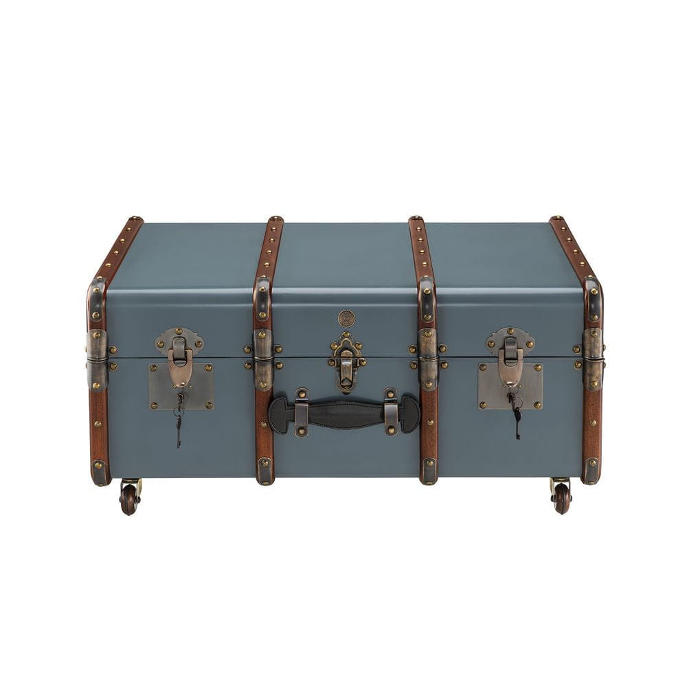 Authentic Models Stateroom Trunk Couchtisch, Petrol