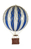 Authentic Models Reizen Licht ballonmodel, blauw/wit, Ø 18 cm