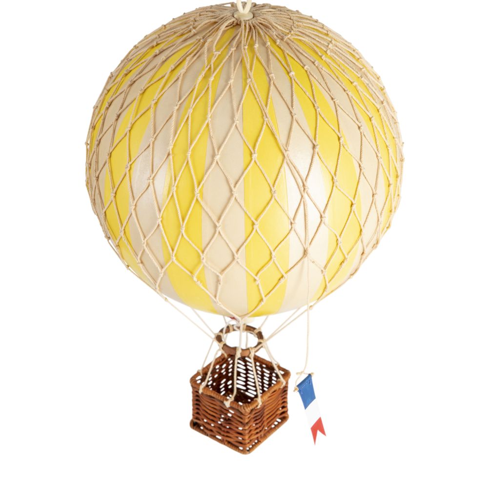 Authentic Models Reist een licht ballonmodel, waar geel, Ø 18 cm