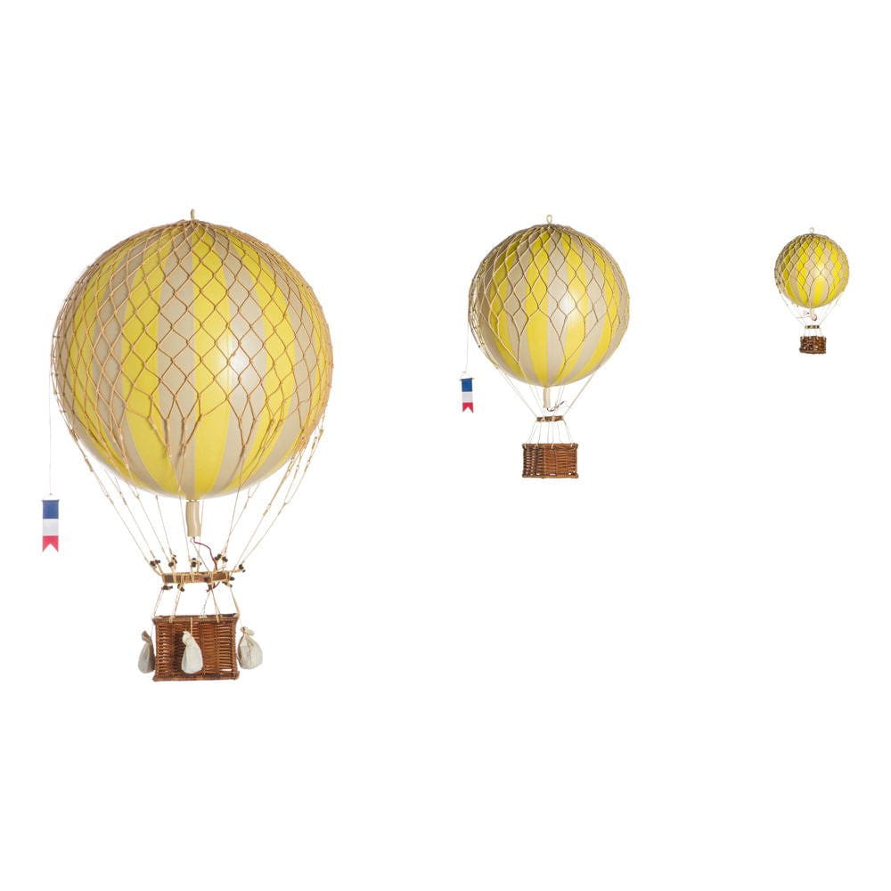 Authentic Models Reist een licht ballonmodel, waar geel, Ø 18 cm