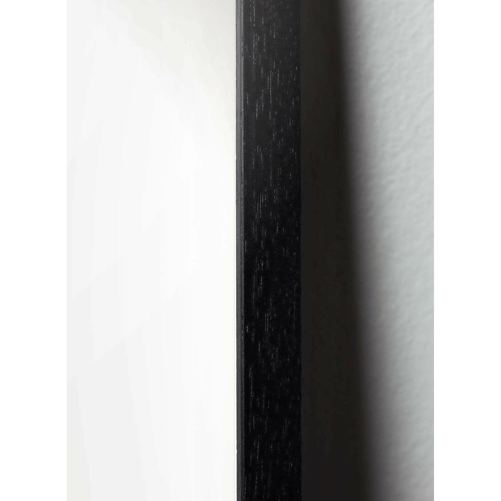 brainchild Swan Classic Poster, frame in zwart gelakt hout 30x40 cm, lichtblauwe achtergrond