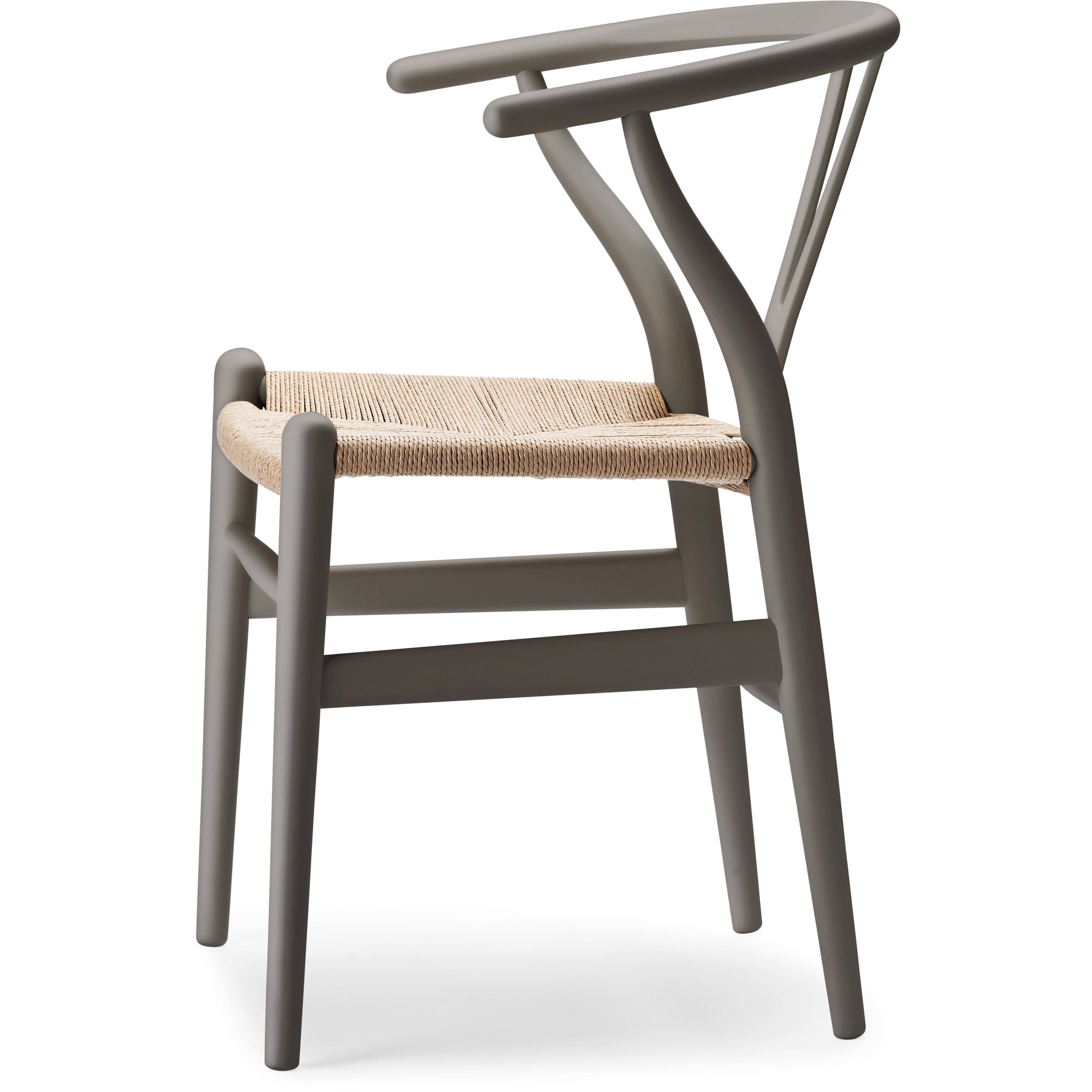 Carl Hansen CH24 Wishbone Chair Beech Special Edition, Naturkabel/Weichschiefer