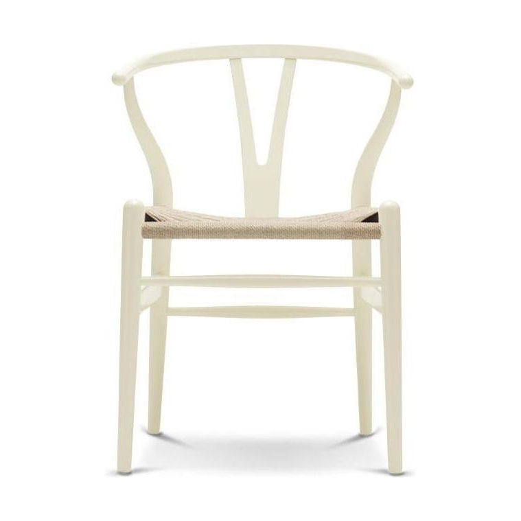 Carl Hansen CH24 Y Stuhl Stuhl natürliche Papierschnur, Buchen/Vanilleweiß