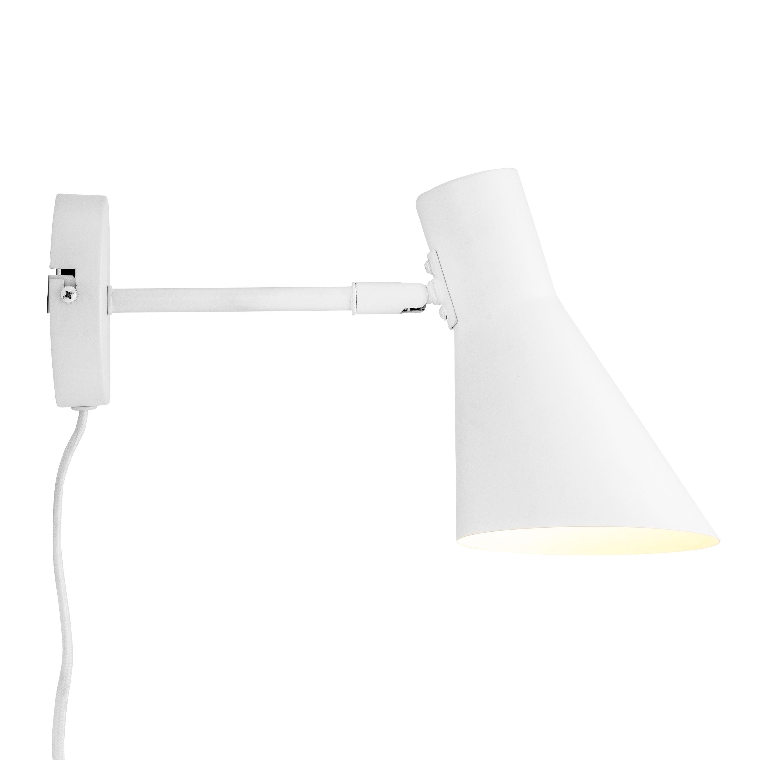 Dyberg Larsen DL12 wandlamp, wit