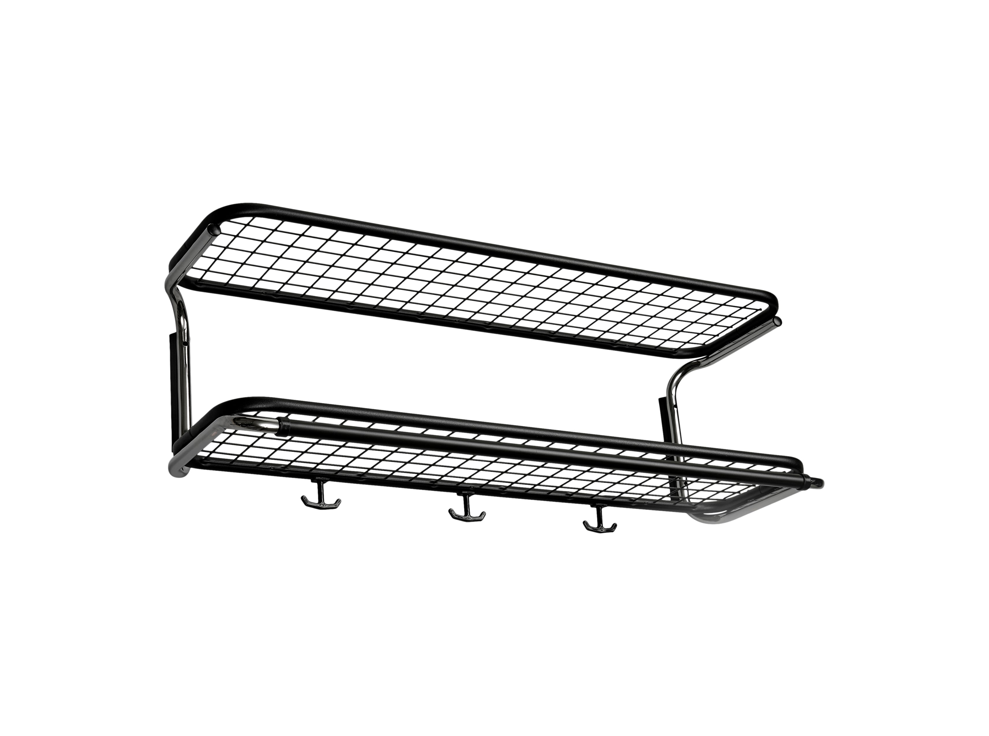 Essem Design Classic Hat Shelf 70 Cm, Black/Chrome