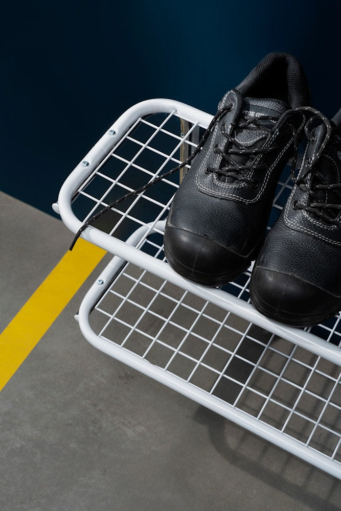 Essem Design Klassiek schoenenrek 100 cm, zwart/chroom