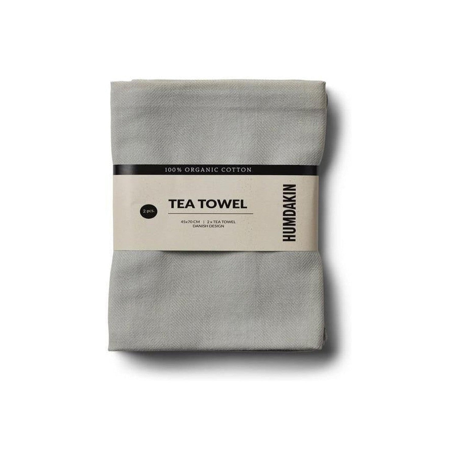 Humdakin Tea Towels, Stone, 2 Piece