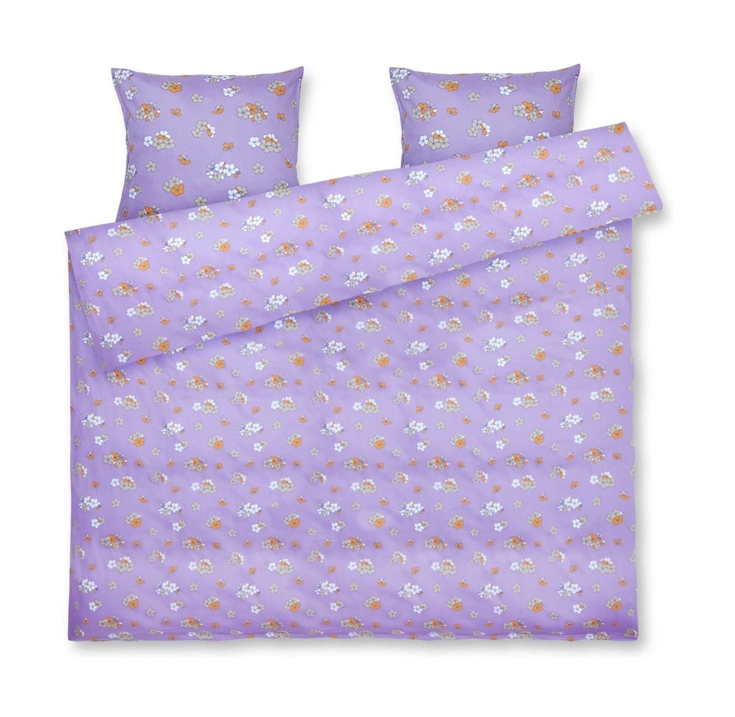 Juna Grand Pleasantly Bed Linen 200x220 Cm, Purple