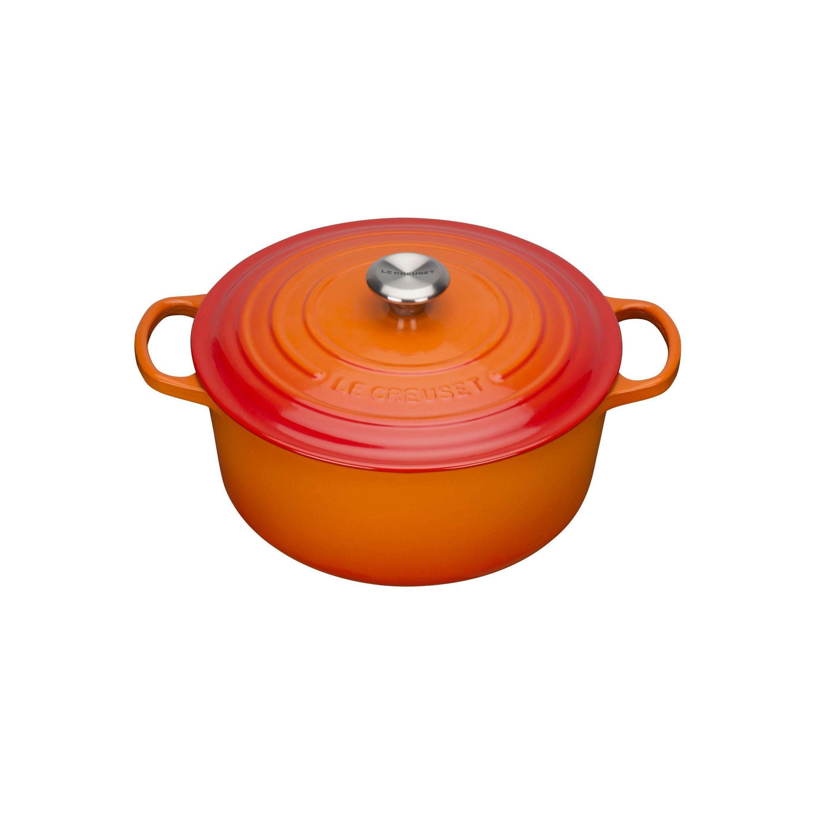 Le Creuset Signature Round Roaster 24 cm, oven rood