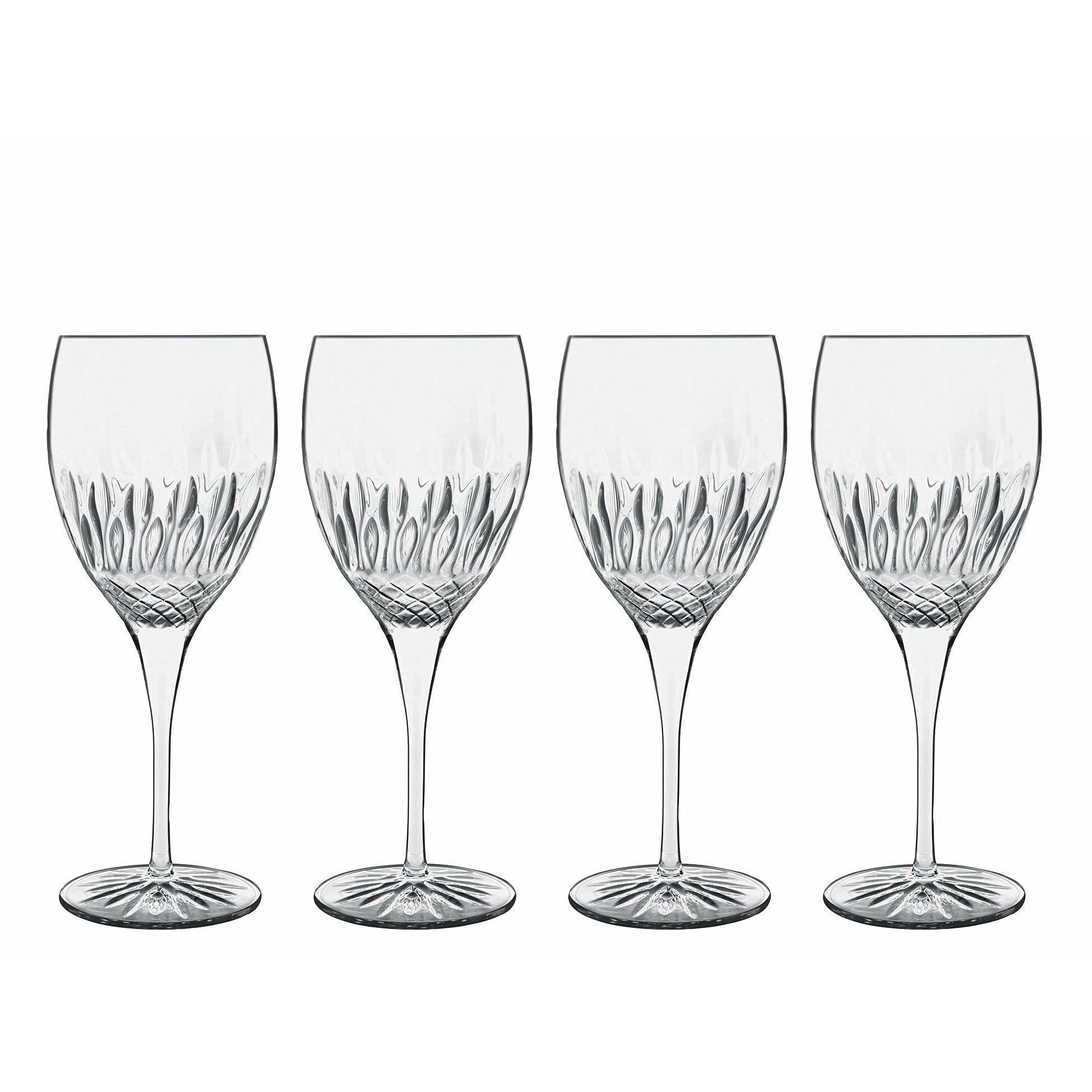 Luigi Bormioli Diamante Red Wine Glass, Set Of 4